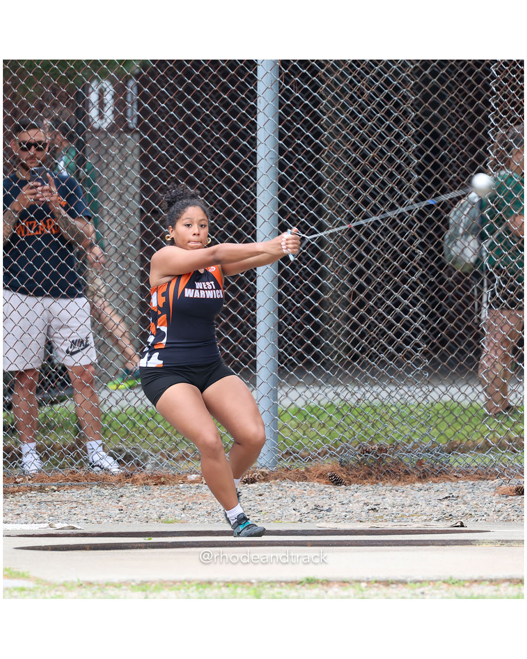 Bailey Luckett, West Warwick High School, 12 - 2026 RI Outdoor Track and Field State Championships - Brown Stadium - Providence, Rhode Island - June 06, 2026 File: ./dir-Girls-Hammer/260606-2026-RI-Outdoor-Track-And-Field-State-Championships-Brown-26-062A6149.jpg Bailey Luckett, West Warwick High School, 12 - 2026 RI Outdoor Track and Field State Championships - Brown Stadium - Providence, Rhode Isla…