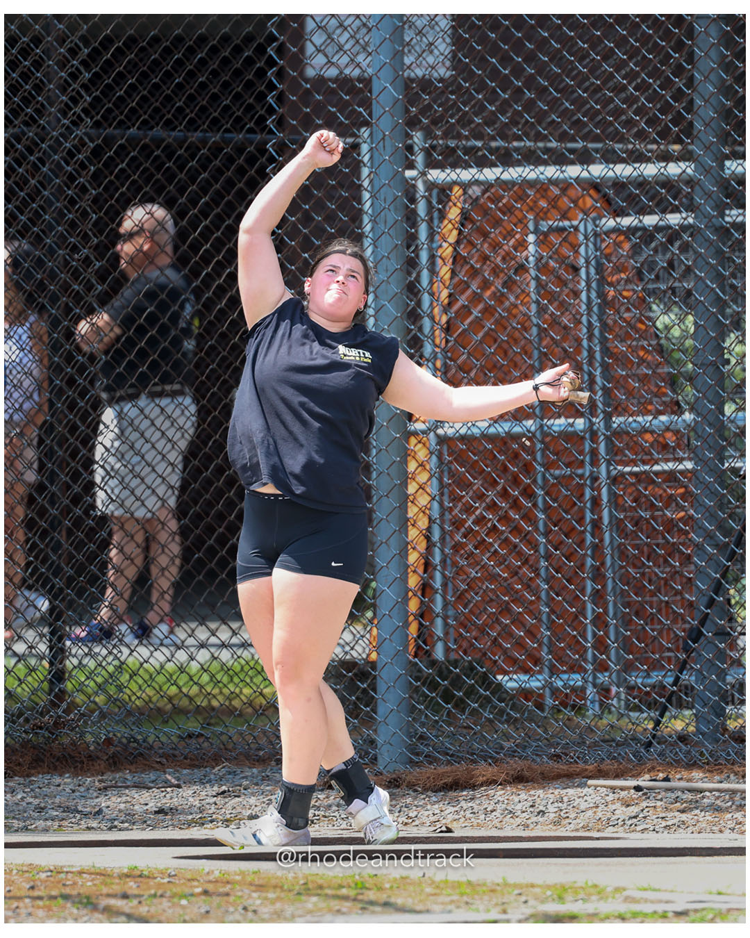 Tayla Schneider, North Kingstown High School, 11 - 2026 RI Outdoor Track and Field State Championships - Brown Stadium - Providence, Rhode Island - June 06, 2026 File: ./dir-Girls-Hammer/260606-2026-RI-Outdoor-Track-And-Field-State-Championships-Brown-84-062A7185.jpg Tayla Schneider, North Kingstown High School, 11 - 2026 RI Outdoor Track and Field State Championships - Brown Stadium - Providence, Rhode…