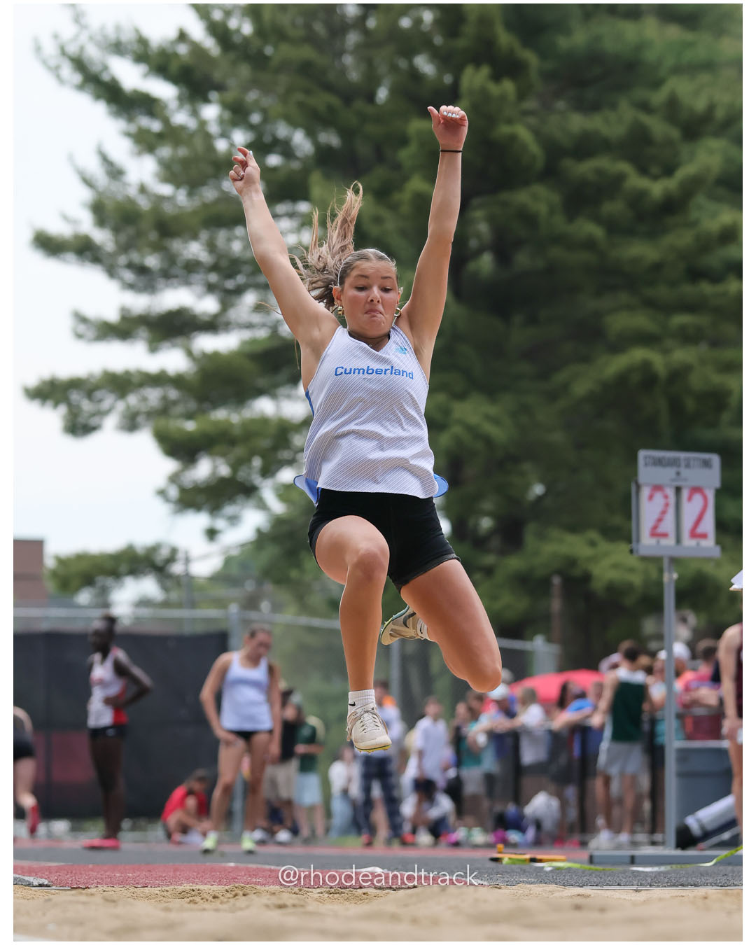 Gulianna Hasenfus, Cumberland, 10 - 2026 RI Outdoor Track and Field Championships - Brown Stadium - Providence, Rhode Island - June 06, 2026 File: ./dir-Girls-Long-Jump/260606-2026-RI-Outdoor-Track-And-Field-State-Championships-Brown-69-296A0370.jpg Gulianna Hasenfus, Cumberland, 10 - 2026 RI Outdoor Track and Field Championships - Brown Stadium - Providence, Rhode Island - June 06, 202…