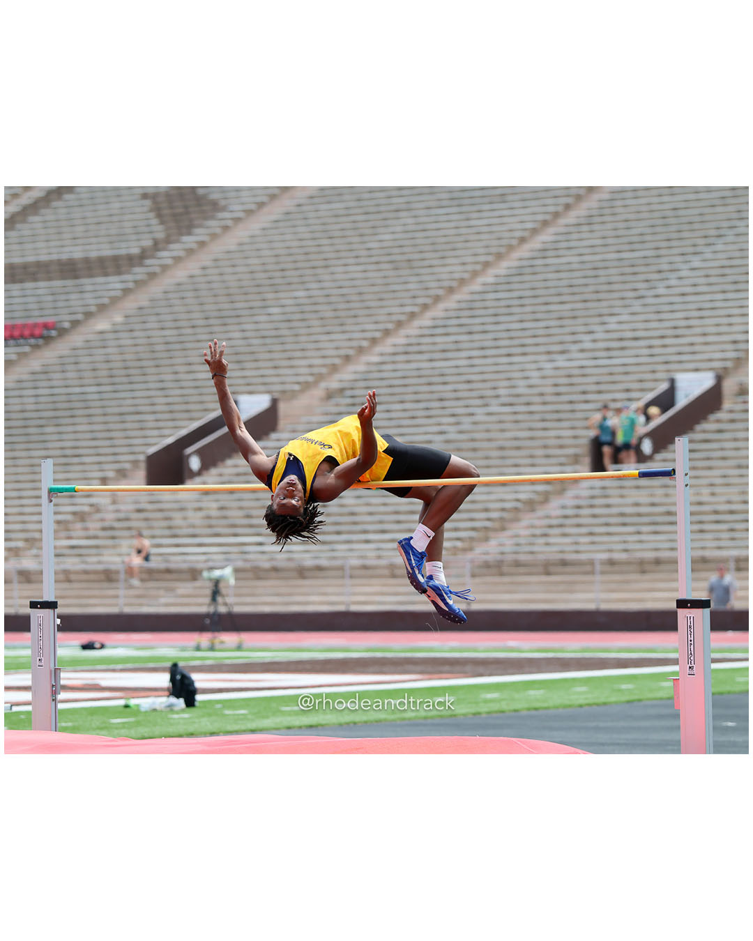 Caleb Satisfield, Barrington High School, 12 - 2026 RI Outdoor Track and Field State Championships - Brown Stadium - Providence, Rhode Island - June 06, 2026 File: ./dir-High-Jump/260606-2026-RI-Outdoor-Track-And-Field-State-Championships-Brown-507-296A1006.jpg Caleb Satisfield, Barrington High School, 12 - 2026 RI Outdoor Track and Field State Championships - Brown Stadium - Providence, Rhode Isla…