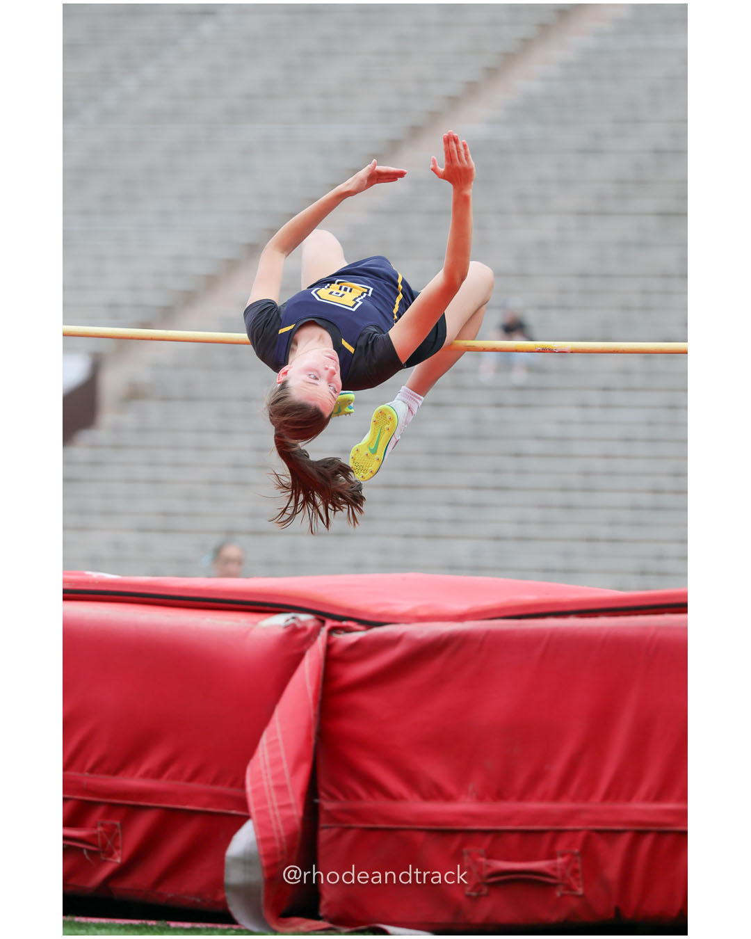 Helena Hyde, Barrington High School, 12 - 2026 RI Outdoor Track and Field State Championships - Brown Stadium - Providence, Rhode Island - June 06, 2026 File: ./dir-High-Jump/260606-2026-RI-Outdoor-Track-And-Field-State-Championships-Brown-821-296A5524.jpg Helena Hyde, Barrington High School, 12 - 2026 RI Outdoor Track and Field State Championships - Brown Stadium - Providence, Rhode Island -…