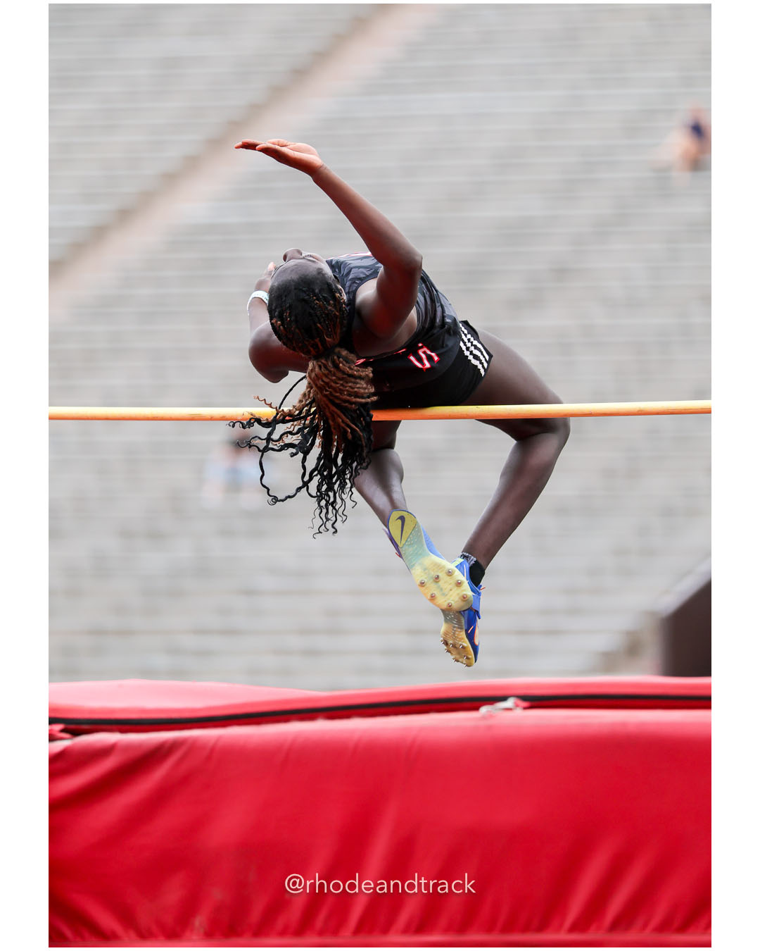 Nini Olawuyi, Exeter-West Greenwich Regional, 12 - 2026 RI Outdoor Track and Field State Championships - Brown Stadium - Providence, Rhode Island - June 06, 2026 File: ./dir-High-Jump/260606-2026-RI-Outdoor-Track-And-Field-State-Championships-Brown-824-296A5746.jpg Nini Olawuyi, Exeter-West Greenwich Regional, 12 - 2026 RI Outdoor Track and Field State Championships - Brown Stadium - Providence, Rhode…