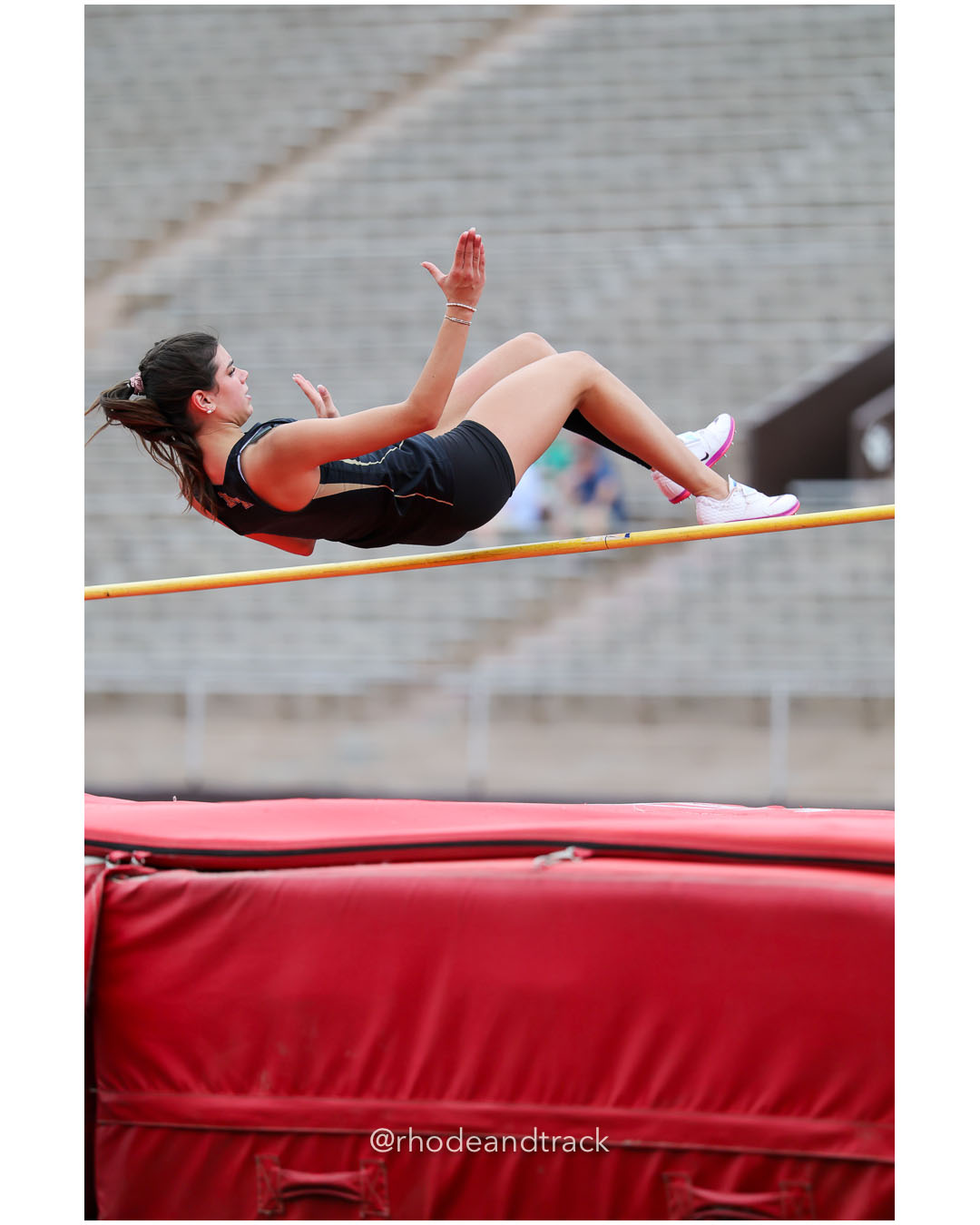 Addison Fain, East Greenwich High School, 12 - 2026 RI Outdoor Track and Field State Championships - Brown Stadium - Providence, Rhode Island - June 06, 2026 File: ./dir-High-Jump/260606-2026-RI-Outdoor-Track-And-Field-State-Championships-Brown-825-296A5812.jpg Addison Fain, East Greenwich High School, 12 - 2026 RI Outdoor Track and Field State Championships - Brown Stadium - Providence, Rhode Isla…