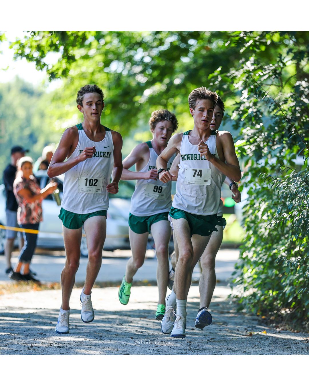#102 Andrew Williams, Bishop Hendricken High School, 5k Run - Boys (W Johnston), P3, 16:12.30; #74 Shepherd Butler, Bishop Hendricken High…