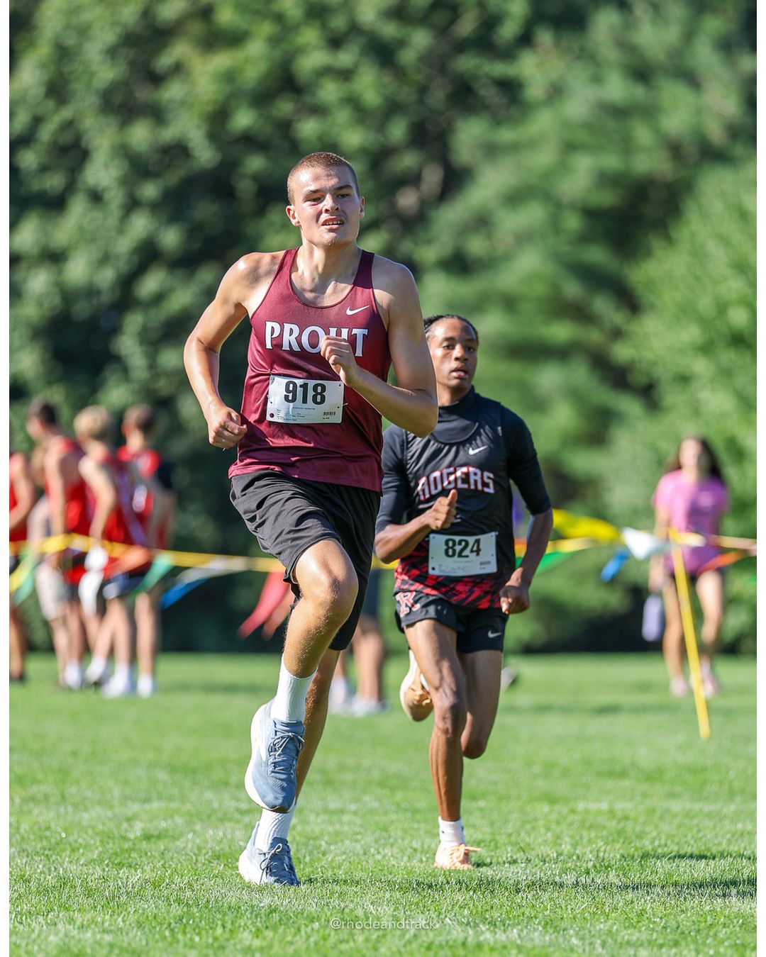 #918 Brad Laforest, La Salle Academy, 5k Run - Boys (W Johnston), P40, 20:08.30; #824 Jaden King, Rogers, 5k Run - Boys (W Johnston), P39, 20:07.45 - #918 Brad Laforest, La Salle Academy, 5k Run - Boys (W Johnston), P40, 20:08.30; #824 Jaden King, Rogers, 5k Run - Boys (W Johnston), P39, 20:07.45 - 2026 Injury Fund Carnival XC - Deerfield Park - Greenville, Rhode Island - September 05, 2026 File: ./dir-1-5k_Run-Boys-W_Johnston/260905-2026-injury-fund-xc-deerfield-park-119-398A4316.jpg #918 Brad Laforest, La Salle Academy, 5k Run - Boys (W Johnston), P40, 20:08.30; #824 Jaden King, Rogers, 5k Run - Boys (W Johnston), P39,…