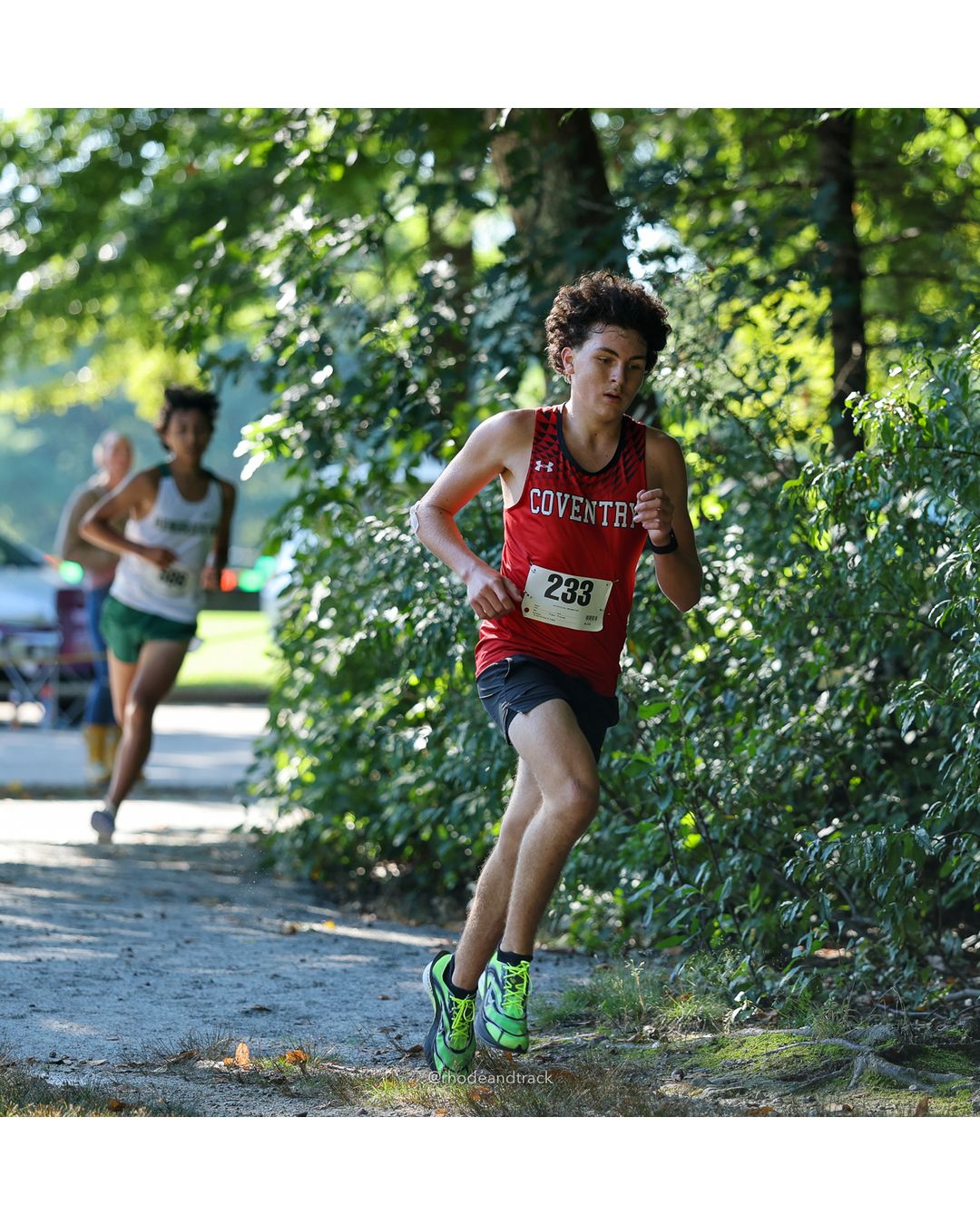 #233 Ryder Sullivan, Coventry High School, 5k Run - Boys (W Johnston), P7, 16:47.57 - 2026 Injury Fund Carnival XC - Deerfield Park - Green…