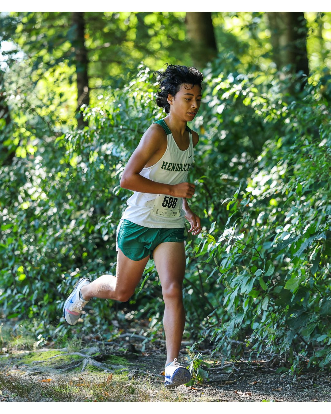 #586 Micah Dru, Bishop Hendricken High School, 5k Run - Boys (W Johnston), P5, 16:41.81 - 2026 Injury Fund Carnival XC - Deerfield Park - G…