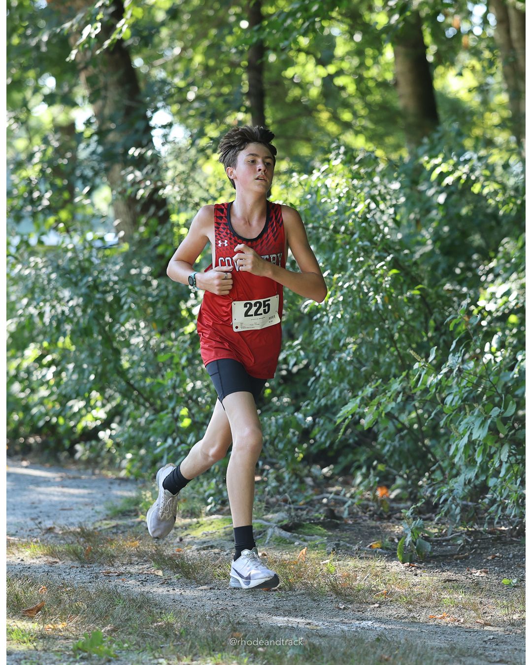 #225 Logan Inkley, Coventry High School, 5k Run - Boys (W Johnston), P30, 19:13.88 - 2026 Injury Fund Carnival XC - Deerfield Park - Greenv…