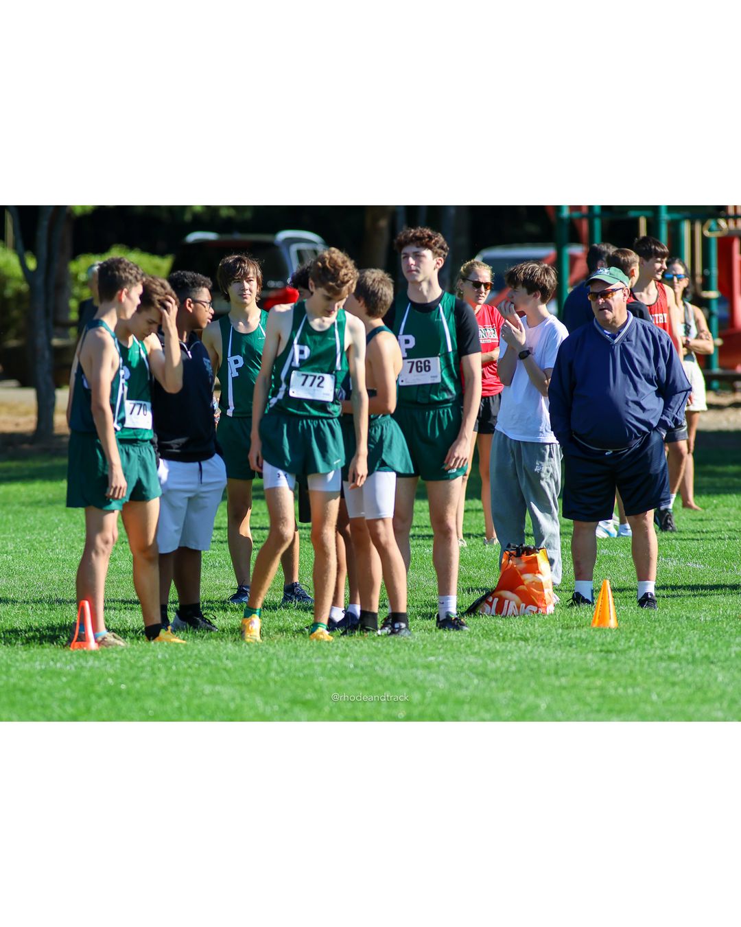 #772 Owen St Cyr, Ponaganset High School, 5k Run - Boys (W Johnston), P24, 18:29.28; #766 Gabriel DeVito, Ponaganset High School, 5k Run -…