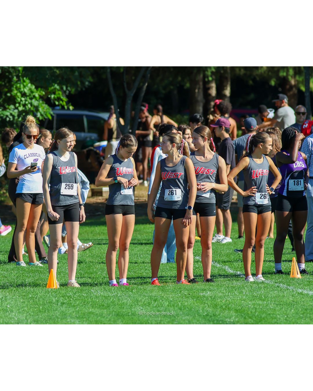 #259 Sophia Santucci, Cranston West HS, 5k Run - Girls (Roy), P68, 33:12.07; #261 Isla Tucciarone, Cranston West HS, 5k Run - Girls (Roy), P18, 22:33.91 - 2026 Injury Fund Carnival XC - Deerfield Park - Greenville, Rhode Island - September 05, 2026 File: ./dir-2-5k_Run-Girls-Roy/260905-2026-injury-fund-xc-deerfield-park-199-8P0A0062.jpg #259 Sophia Santucci, Cranston West HS, 5k Run - Girls (Roy), P68, 33:12.07; #261 Isla Tucciarone, Cranston West HS, 5k Run - Girls (Roy),…