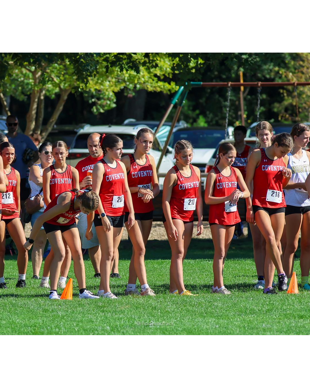 #213 Zoey Powell, Coventry High School, 5k Run - Girls (Roy), P47, 26:18.84 - #216 Marlee Salvo, Coventry High School, 5k Run - Girls (Roy), P25, 22:59.86 - 2026 Injury Fund Carnival XC - Deerfield Park - Greenville, Rhode Island - September 05, 2026 File: ./dir-2-5k_Run-Girls-Roy/260905-2026-injury-fund-xc-deerfield-park-200-8P0A0065.jpg #213 Zoey Powell, Coventry High School, 5k Run - Girls (Roy), P47, 26:18.84 - #216 Marlee Salvo, Coventry High School, 5k Run - Girls (Roy)…