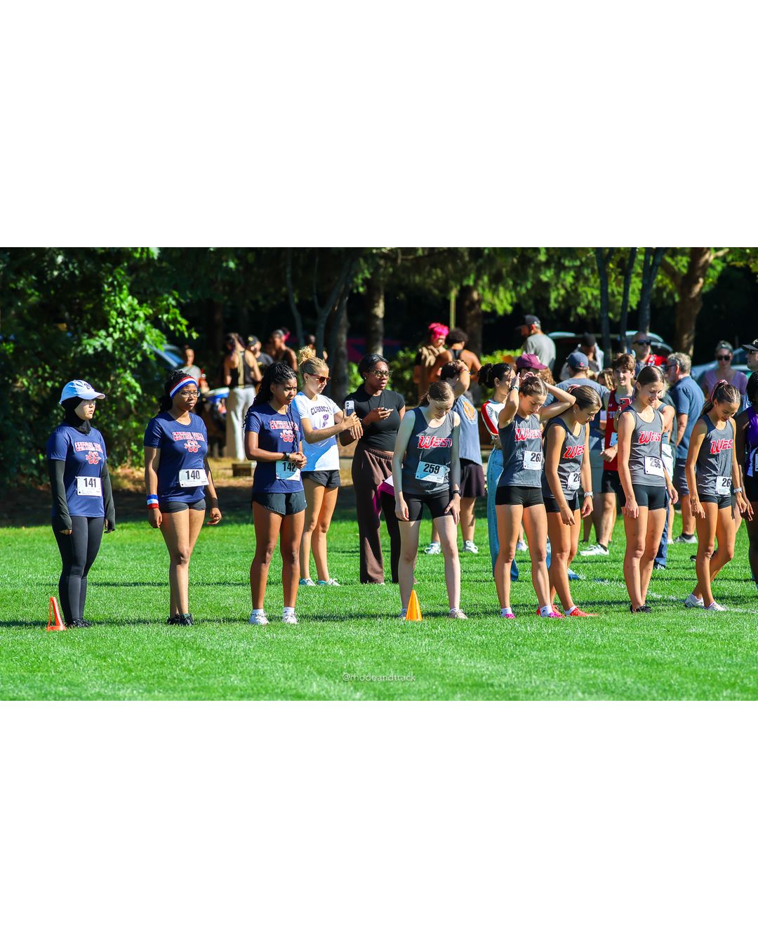 #259 Sophia Santucci, Cranston West HS, 5k Run - Girls (Roy), P68, 33:12.07; #140 Dache Clarke-Heath, Central Falls Senior High Scho - #140 Dache Clarke-Heath, Central Falls Senior High Scho - 2026 Injury Fund Carnival XC - Deerfield Park - Greenville, Rhode Island - September 05, 2026 File: ./dir-2-5k_Run-Girls-Roy/260905-2026-injury-fund-xc-deerfield-park-203-8P0A0073.jpg #259 Sophia Santucci, Cranston West HS, 5k Run - Girls (Roy), P68, 33:12.07; #140 Dache Clarke-Heath, Central Falls Senior High Scho - #140…