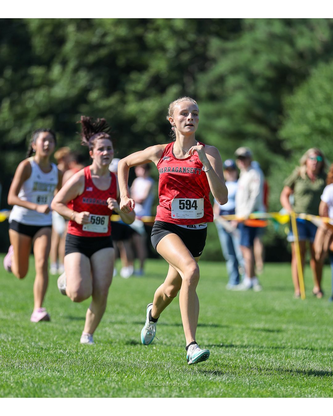 #594 Laurel Coleman, Narragansett High School, 5k Run - Girls (Roy), P34, 24:47.71; #596 Maeve Johnson, Narragansett High School, 5k Run - Girls (Roy), P36, 24:49.70 - #594 Laurel Coleman, Narragansett High School, 5k Run - Girls (Roy), P34, 24:47.71; #596 Maeve Johnson, Narragansett High School, 5k Run - Girls (Roy), P36, 24:49.70 - 2026 Injury Fund Carnival XC - Deerfield Park - Greenville, Rhode Island - September 05, 2026 File: ./dir-2-5k_Run-Girls-Roy/260905-2026-injury-fund-xc-deerfield-park-253-398A6059.jpg #594 Laurel Coleman, Narragansett High School, 5k Run - Girls (Roy), P34, 24:47.71; #596 Maeve Johnson, Narragansett High School, 5k Run -…