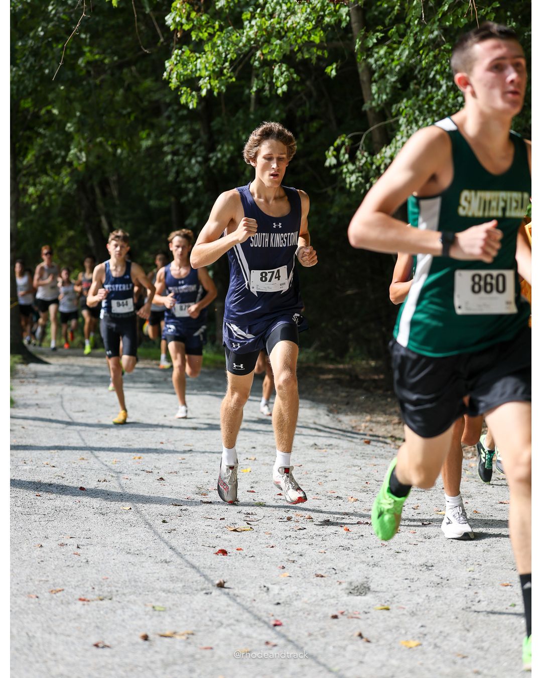 #860 Hunter Vallee, Smithfield High School, 5k Run - Boys (K Johnston), P17, 17:54.47; #874 Erik Dahl, South Kingstown High School, 5k Run - Boys (K Johnston), P15, 17:50.14 - #860 Hunter Vallee, Smithfield High School, 5k Run - Boys (K Johnston), P17, 17:54.47; #874 Erik Dahl, South Kingstown High School, 5k Run - Boys (K Johnston), P15, 17:50.14 - 2026 Injury Fund Carnival XC - Deerfield Park - Greenville, Rhode Island - September 05, 2026 File: ./dir-3-5k_Run-Boys-K_Johnston/260905-2026-injury-fund-xc-deerfield-park-287-398A6555.jpg #860 Hunter Vallee, Smithfield High School, 5k Run - Boys (K Johnston), P17, 17:54.47; #874 Erik Dahl, South Kingstown High School, 5k Run…