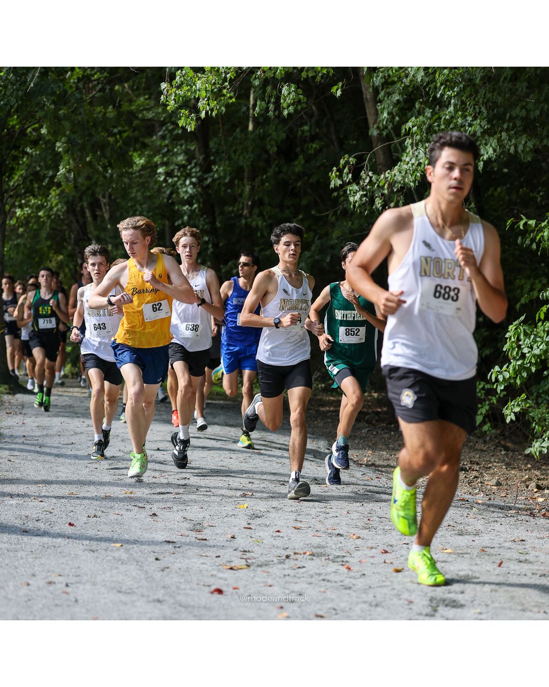 #683 Xander Viens, North Kingstown High School, 5k Run - Boys (K Johnston), P30, 19:05.16; #852 Parker Gaboriault, Smithfield High School, 5k Run - Boys (K Johnston), P34, 19:12.98; #638 Everett Coleman, North Kingstown High School, 5k Run - Boys (K Johnston), P52, 20:04.63 - #683 Xander Viens, North Kingstown High School, 5k Run - Boys (K Johnston), P30, 19:05.16; #638 Everett Coleman, North Kingstown High School, 5k Run - Boys (K Johnston), P52, 20:04.63; #852 Parker Gaboriault, Smithfield High School, 5k Run - Boys (K Johnston), P34, 19:12.98 - 2026 Injury Fund Carnival XC - Deerfield Park - Greenville, Rhode Island - September 05, 2026 File: ./dir-3-5k_Run-Boys-K_Johnston/260905-2026-injury-fund-xc-deerfield-park-291-398A6607.jpg #683 Xander Viens, North Kingstown High School, 5k Run - Boys (K Johnston), P30, 19:05.16; #852 Parker Gaboriault, Smithfield High School,…