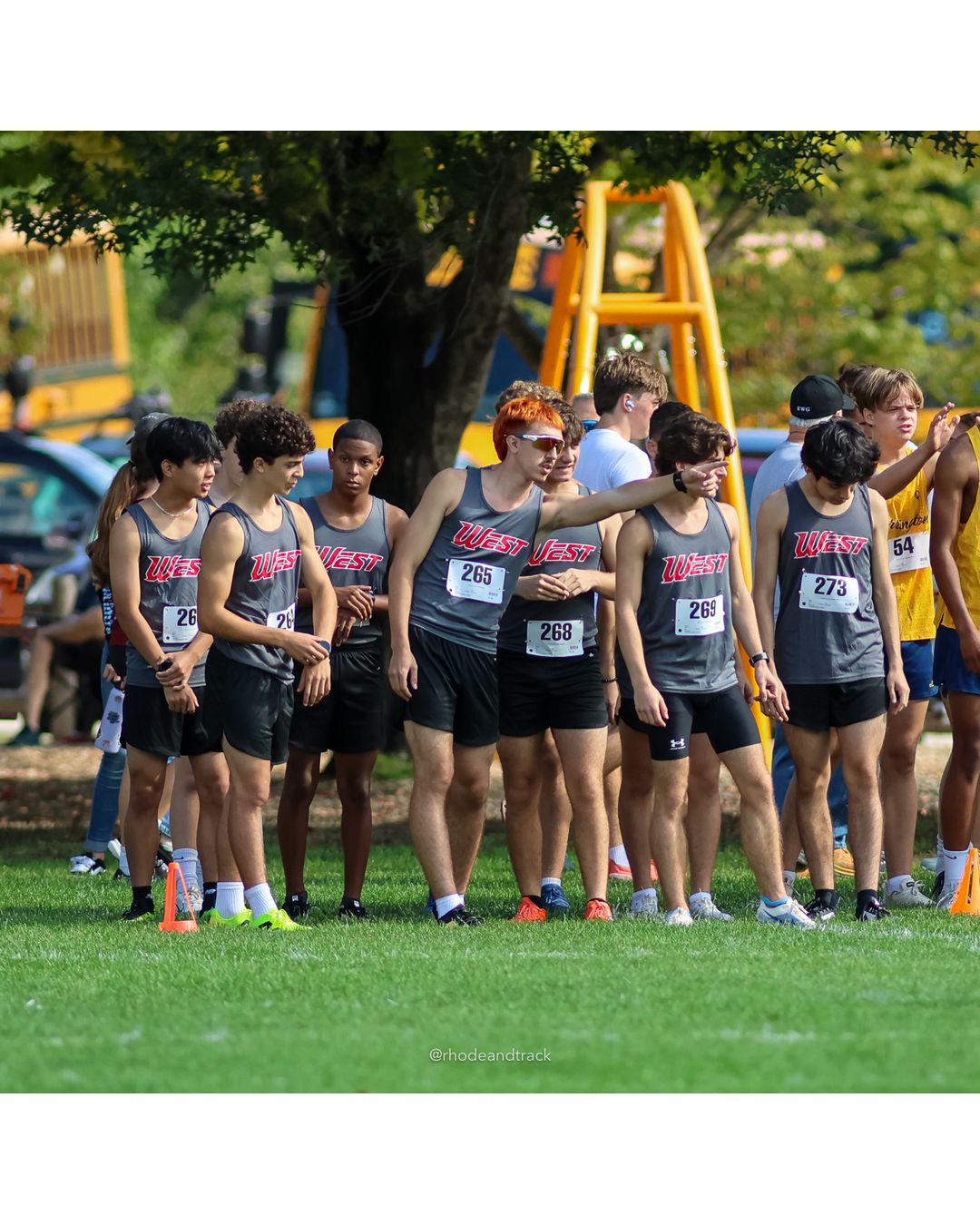 #273 Dylan Perez, Cranston West HS, 5k Run - Boys (K Johnston), P45, 19:42.98; #268 Nate Dorrance, Cranston West HS, 5k Run - Boys (K Johnston), P91, 22:17.31 - #273 Dylan Perez, Cranston West HS, 5k Run - Boys (K Johnston), P45, 19:42.98 - 2026 Injury Fund Carnival XC - Deerfield Park - Greenville, Rhode Island - September 05, 2026 File: ./dir-3-5k_Run-Boys-K_Johnston/260905-2026-injury-fund-xc-deerfield-park-326-8P0A0189.jpg #273 Dylan Perez, Cranston West HS, 5k Run - Boys (K Johnston), P45, 19:42.98; #268 Nate Dorrance, Cranston West HS, 5k Run - Boys (K Johns…