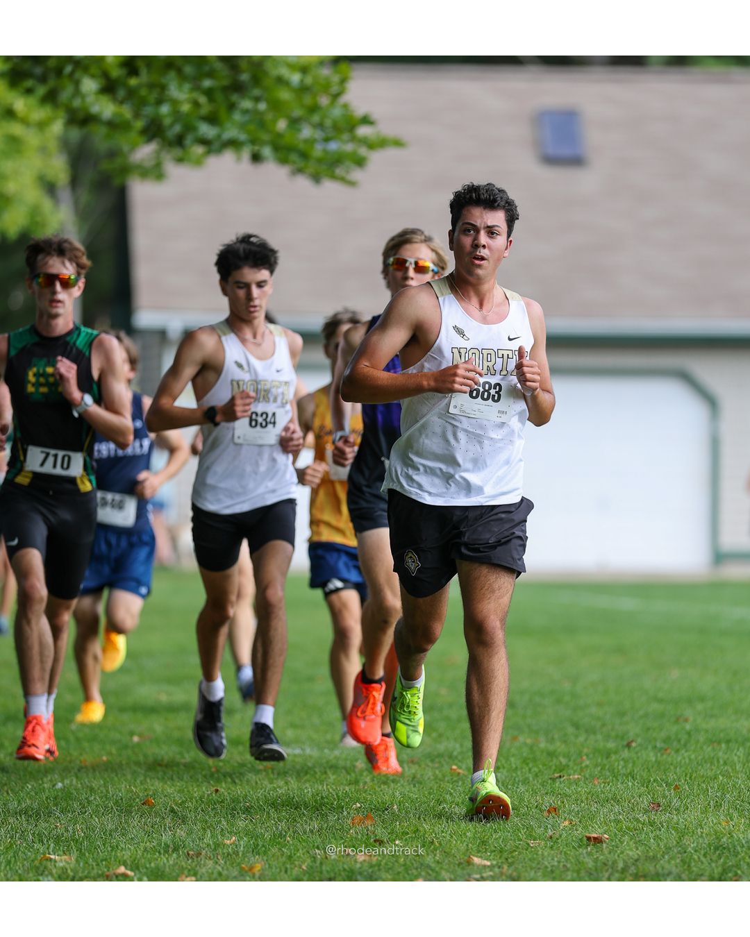 #710 Derek Mallon, North Smithfield High School, 5k Run - Boys (K Johnston), P24, 18:36.58; #634 Aidan Burchard, North Kingstown High School, 5k Run - Boys (K Johnston), P27, 18:48.14 - 2026 Injury Fund Carnival XC - Deerfield Park - Greenville, Rhode Island - September 05, 2026 File: ./dir-3-5k_Run-Boys-K_Johnston/260905-2026-injury-fund-xc-deerfield-park-351-398A7103.jpg #710 Derek Mallon, North Smithfield High School, 5k Run - Boys (K Johnston), P24, 18:36.58; #634 Aidan Burchard, North Kingstown High Schoo…