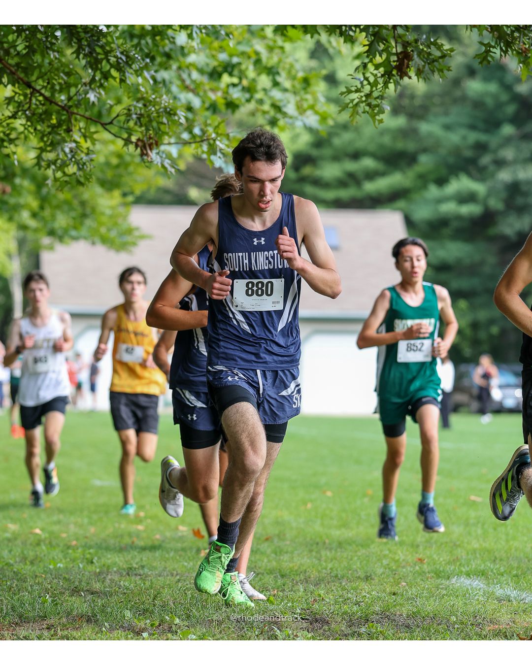 #880 Sean Harrington, South Kingstown High School, 5k Run - Boys (K Johnston), P28, 18:59.21; #852 Parker Gaboriault, Smithfield High School, 5k Run - Boys (K Johnston), P34, 19:12.98 - #880 Sean Harrington, South Kingstown High School, 5k Run - Boys (K Johnston), P28, 18:59.21 - 2026 Injury Fund Carnival XC - Deerfield Park - Greenville, Rhode Island - September 05, 2026 File: ./dir-3-5k_Run-Boys-K_Johnston/260905-2026-injury-fund-xc-deerfield-park-355-398A7148.jpg #880 Sean Harrington, South Kingstown High School, 5k Run - Boys (K Johnston), P28, 18:59.21; #852 Parker Gaboriault, Smithfield High Schoo…
