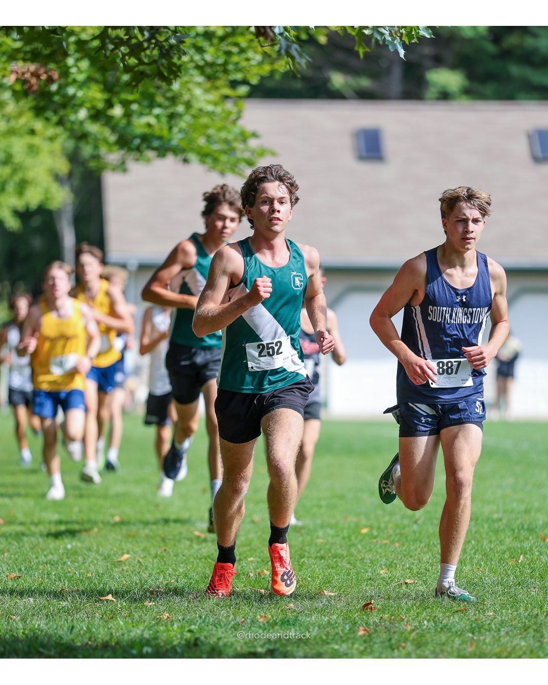 #252 Jackson Mcconnell, Cranston East High School, 5k Run - Boys (K Johnston), P49, 19:57.97; #887 Quentin Blyden, La Salle Academy, 5k Run - Boys (K Johnston), P69, 20:52.50 - #887 Quentin Blyden, La Salle Academy, 5k Run - Boys (K Johnston), P69, 20:52.50 - 2026 Injury Fund Carnival XC - Deerfield Park - Greenville, Rhode Island - September 05, 2026 File: ./dir-3-5k_Run-Boys-K_Johnston/260905-2026-injury-fund-xc-deerfield-park-363-398A7279.jpg #252 Jackson Mcconnell, Cranston East High School, 5k Run - Boys (K Johnston), P49, 19:57.97; #887 Quentin Blyden, La Salle Academy, 5k Run…