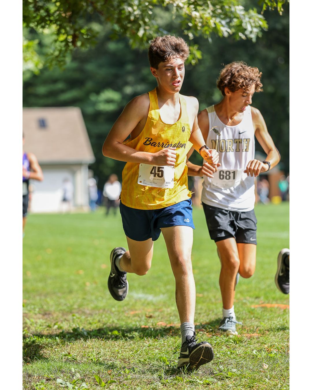 #681 James Vieira, North Kingstown High School, 5k Run - Boys (K Johnston), P63, 20:38.86; #45 Ben Lesser, Barrington High School, 5k Run - Boys (K Johnston), P47, 19:53.94 - #45 Ben Lesser, Barrington High School, 5k Run - Boys (K Johnston), P47, 19:53.94; #681 James Vieira, North Kingstown High School, 5k Run - Boys (K Johnston), P63, 20:38.86 - 2026 Injury Fund Carnival XC - Deerfield Park - Greenville, Rhode Island - September 05, 2026 File: ./dir-3-5k_Run-Boys-K_Johnston/260905-2026-injury-fund-xc-deerfield-park-367-398A7363.jpg #681 James Vieira, North Kingstown High School, 5k Run - Boys (K Johnston), P63, 20:38.86; #45 Ben Lesser, Barrington High School, 5k Run -…