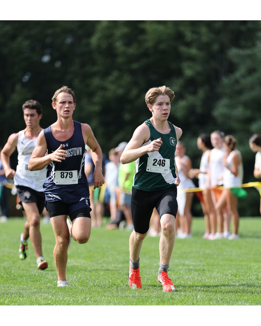 #246 Nathaniel Brennick, Cranston East High School, 5k Run - Boys (K Johnston), P36, 19:20.00; #879 Colin Graf, South Kingstown High School, 5k Run - Boys (K Johnston), P37, 19:20.59 - #246 Nathaniel Brennick, Cranston East High School, 5k Run - Boys (K Johnston), P36, 19:20.00; #879 Colin Graf, South Kingstown High School, 5k Run - Boys (K Johnston), P37, 19:20.59 - 2026 Injury Fund Carnival XC - Deerfield Park - Greenville, Rhode Island - September 05, 2026 File: ./dir-3-5k_Run-Boys-K_Johnston/260905-2026-injury-fund-xc-deerfield-park-426-398A8426.jpg #246 Nathaniel Brennick, Cranston East High School, 5k Run - Boys (K Johnston), P36, 19:20.00; #879 Colin Graf, South Kingstown High School…