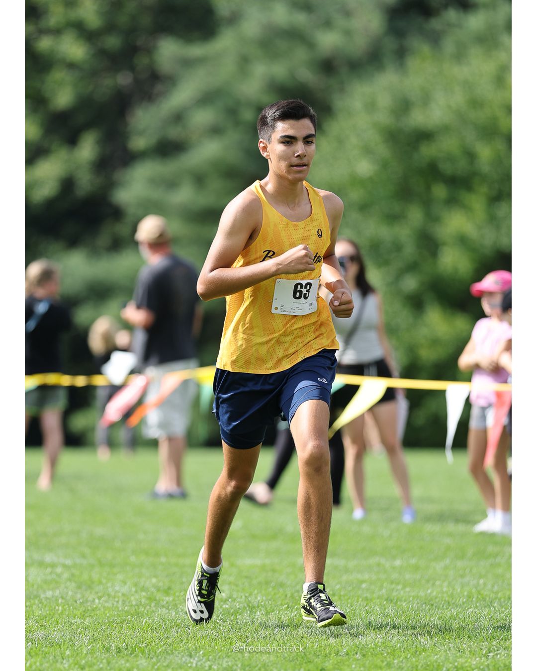 #63 Gael Trujillo, Barrington High School, 5k Run - Boys (K Johnston), P92, 22:20.88 - 2026 Injury Fund Carnival XC - Deerfield Park - Gree…
