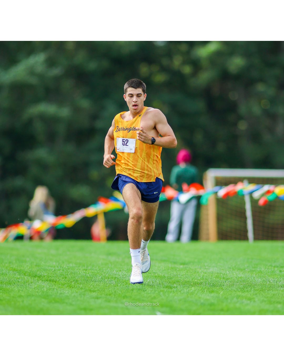 #52 Brooks Mello, Barrington High School, 5k Run - Boys (K Johnston), P1, 16:10.28 - #52 Brooks Mello, Barrington High School, 5k Run - Boy…
