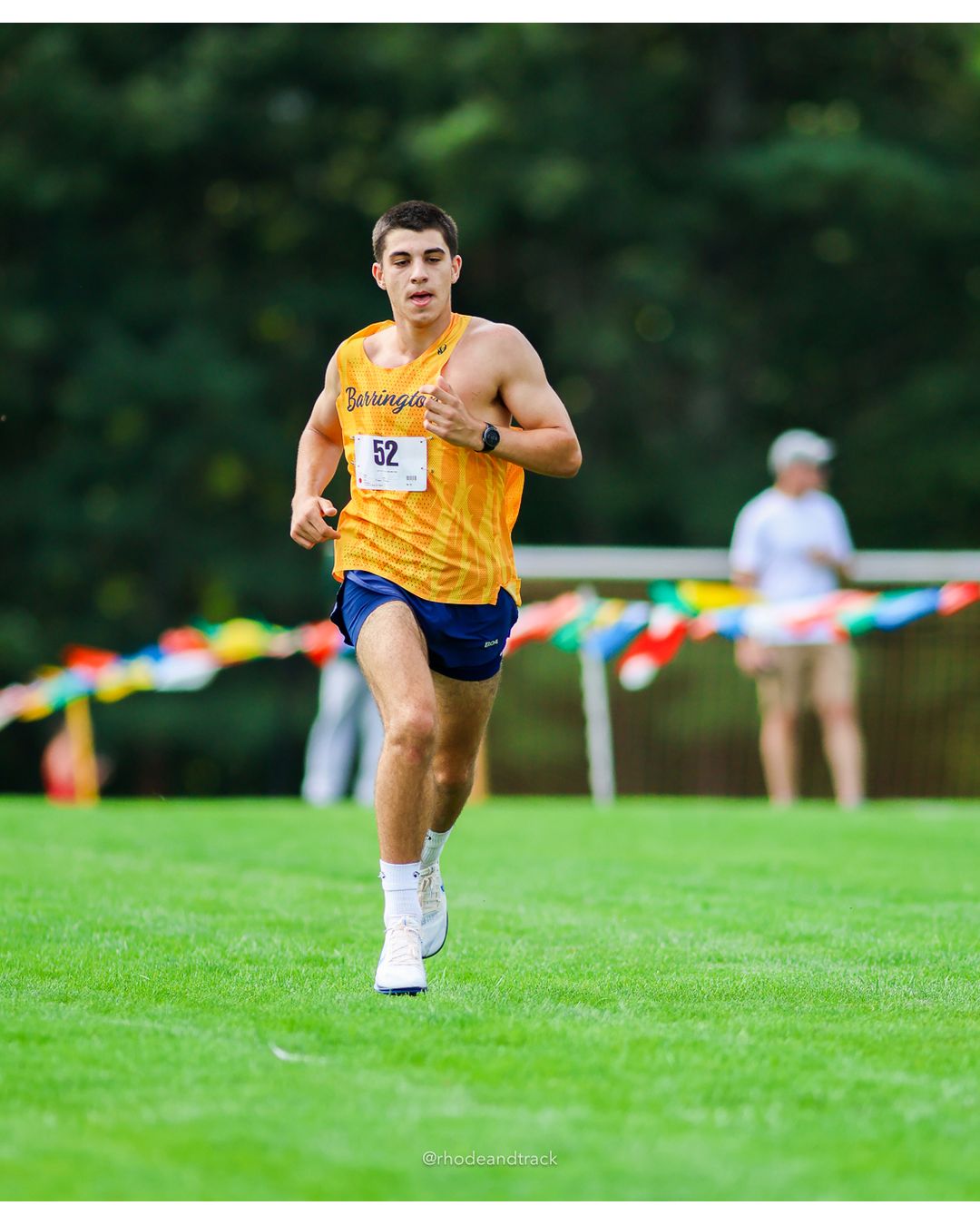 #52 Brooks Mello, Barrington High School, 5k Run - Boys (K Johnston), P1, 16:10.28 - #52 Brooks Mello, Barrington High School, 5k Run - Boy…