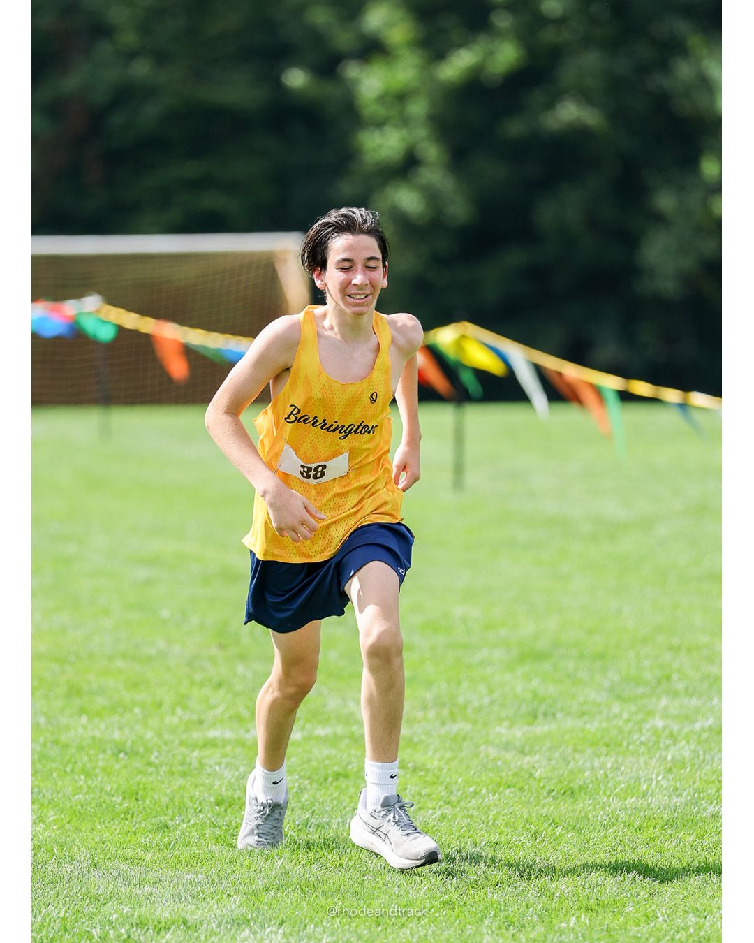 #38 Gianmarco Girardello, Barrington High School, 5k Run - Boys (K Johnston), P119, 26:14.77 - 2026 Injury Fund Carnival XC - Deerfield Par…