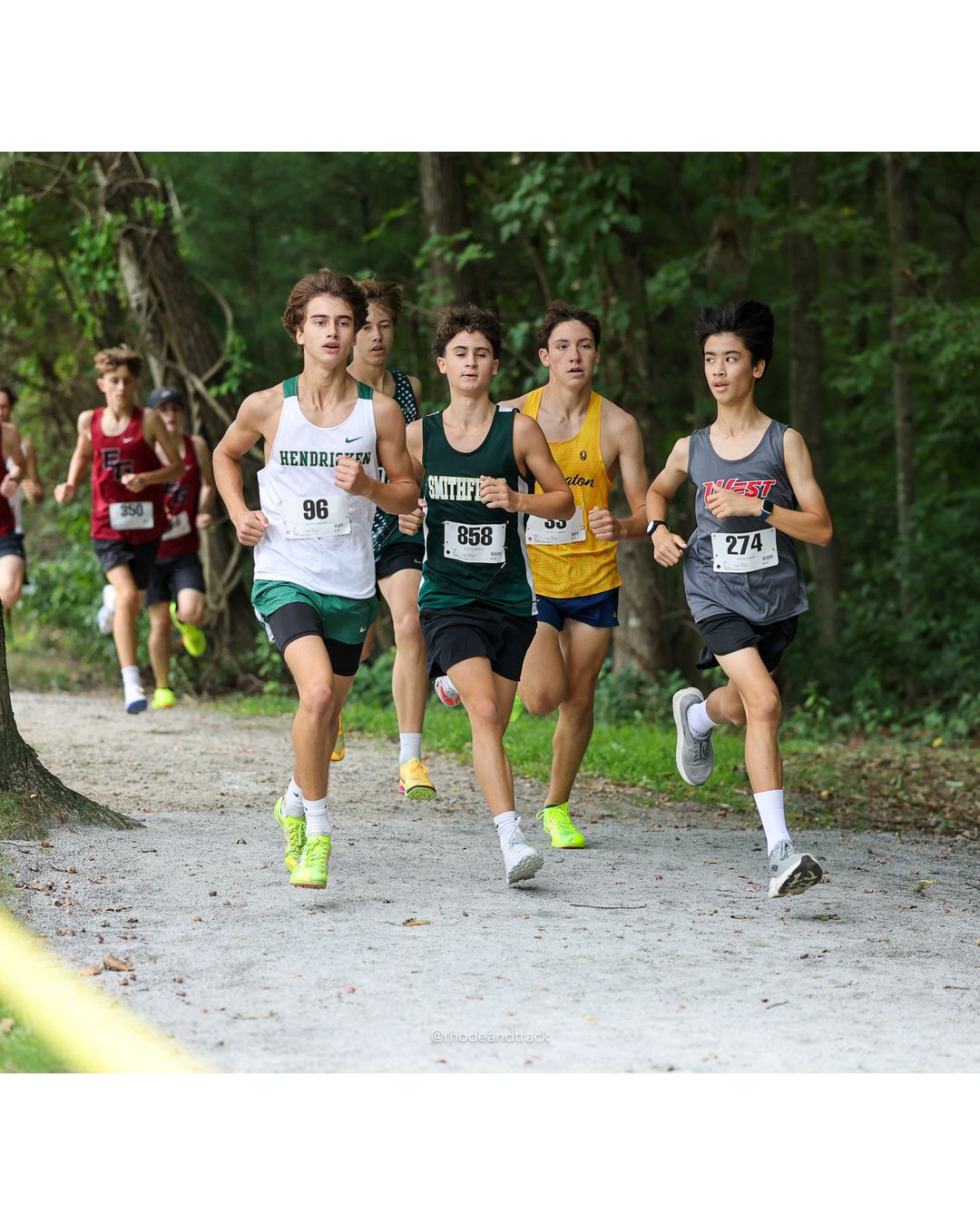 #274 Zach Roberts, Cranston West HS, 4k Run - Boys (Dwyer), P11, 16:17.89; #858 Colin Smith, Smithfield High School, 4k Run - Boys (Dwyer), P2, 15:08.33; #96 Logan Silverio, Bishop Hendricken High School, 4k Run - Boys (Dwyer), P5, 15:37.89 - #858 Colin Smith, Smithfield High School, 4k Run - Boys (Dwyer), P2, 15:08.33; #96 Logan Silverio, Bishop Hendricken High School, 4k Run - Boys (Dwyer), P5, 15:37.89 - 2026 Injury Fund Carnival XC - Deerfield Park - Greenville, Rhode Island - September 05, 2026 File: ./dir-5-4k_Run-Boys-Dwyer/260905-2026-injury-fund-xc-deerfield-park-653-398A2004.jpg #274 Zach Roberts, Cranston West HS, 4k Run - Boys (Dwyer), P11, 16:17.89; #858 Colin Smith, Smithfield High School, 4k Run - Boys (Dwyer),…