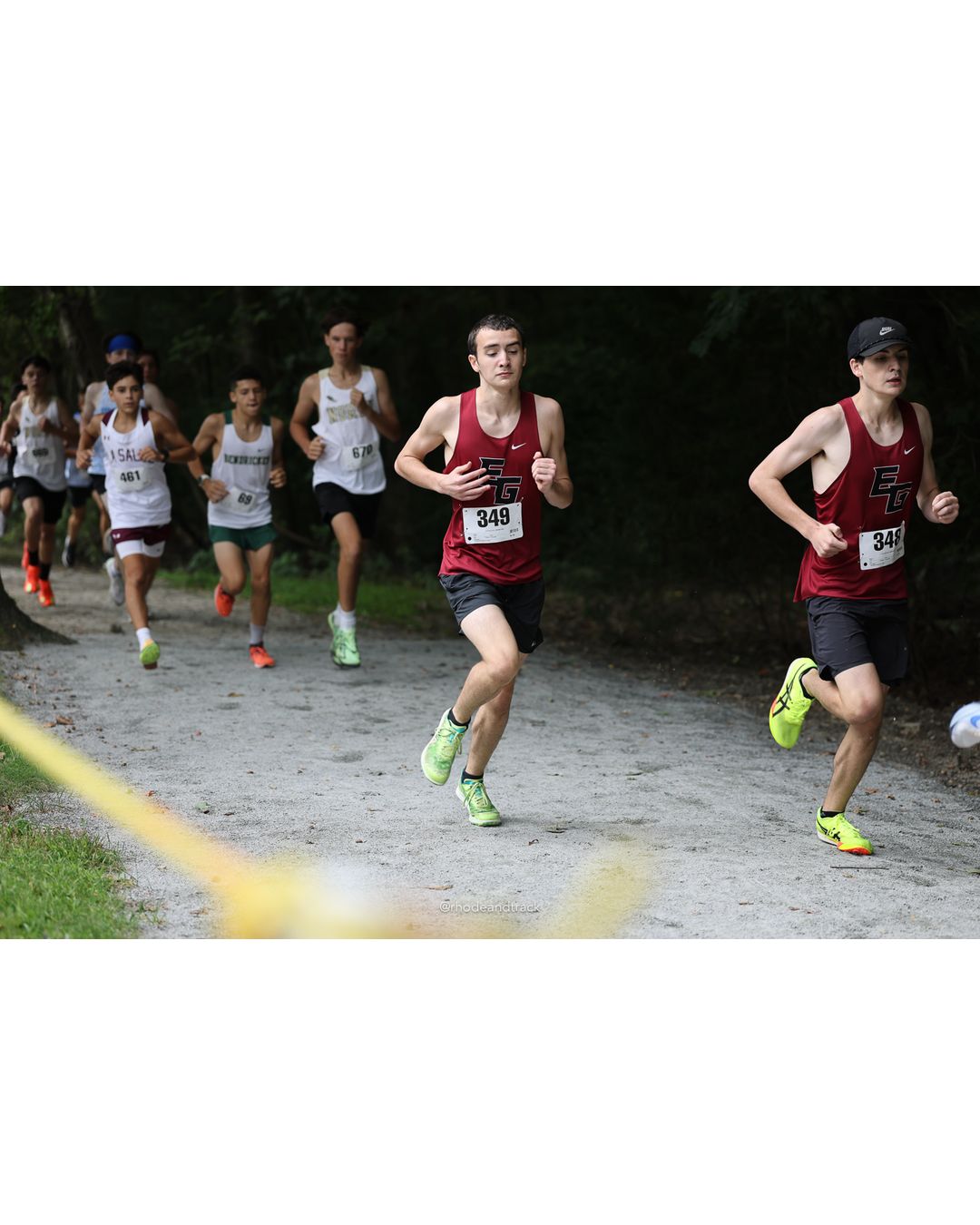 #349 Paul Lehmann, East Greenwich High School, 4k Run - Boys (Dwyer), P13, 16:38.83; #670 Dawsey Perrson, North Kingstown High School, 4k Run - Boys (Dwyer), P47, 18:15.39 - 2026 Injury Fund Carnival XC - Deerfield Park - Greenville, Rhode Island - September 05, 2026 File: ./dir-5-4k_Run-Boys-Dwyer/260905-2026-injury-fund-xc-deerfield-park-657-398A2053.jpg #349 Paul Lehmann, East Greenwich High School, 4k Run - Boys (Dwyer), P13, 16:38.83; #670 Dawsey Perrson, North Kingstown High School, 4k R…