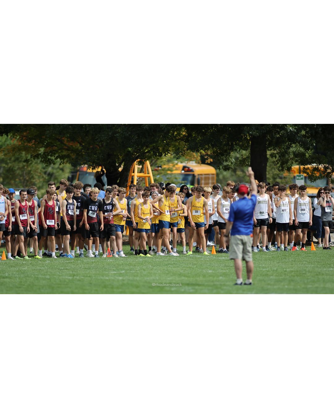 #350 Tyler Levy, East Greenwich High School, 4k Run - Boys (Dwyer), P1, 15:01.39; #665 Mason Moreira, North Kingstown High School, 4k Run - Boys (Dwyer), P39, 17:46.51 - 2026 Injury Fund Carnival XC - Deerfield Park - Greenville, Rhode Island - September 05, 2026 File: ./dir-5-4k_Run-Boys-Dwyer/260905-2026-injury-fund-xc-deerfield-park-706-8P0A0476.jpg #350 Tyler Levy, East Greenwich High School, 4k Run - Boys (Dwyer), P1, 15:01.39; #665 Mason Moreira, North Kingstown High School, 4k Run -…