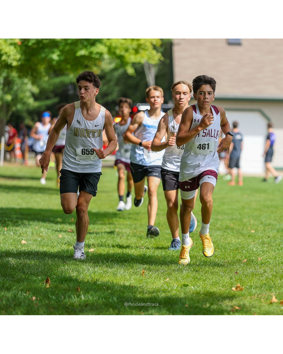 #659 Luke Lund, North Kingstown High School, 4k Run - Boys (Dwyer), P19, 16:48.12; #461 Jeffrey Hamilton, La Salle Academy, 4k Run - Boys (Dwyer), P18, 16:46.78 - #659 Luke Lund, North Kingstown High School, 4k Run - Boys (Dwyer), P19, 16:48.12; #461 Jeffrey Hamilton, La Salle Academy, 4k Run - Boys (Dwyer), P18, 16:46.78 - 2026 Injury Fund Carnival XC - Deerfield Park - Greenville, Rhode Island - September 05, 2026 File: ./dir-5-4k_Run-Boys-Dwyer/260905-2026-injury-fund-xc-deerfield-park-730-398A2702.jpg #659 Luke Lund, North Kingstown High School, 4k Run - Boys (Dwyer), P19, 16:48.12; #461 Jeffrey Hamilton, La Salle Academy, 4k Run - Boys (…