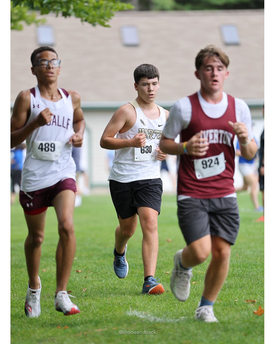 #489 William Winfield, La Salle Academy, 4k Run - Boys (Dwyer), P76, 19:16.71 - #924 Olivia Tucker, La Salle Academy, 4k Run - Boys (Dwyer), P92, 20:28.21; #489 William Winfield, La Salle Academy, 4k Run - Boys (Dwyer), P76, 19:16.71; #630 Liam Baltzer, North Kingstown High School, 4k Run - Boys (Dwyer), P94, 20:47.85 - 2026 Injury Fund Carnival XC - Deerfield Park - Greenville, Rhode Island - September 05, 2026 File: ./dir-5-4k_Run-Boys-Dwyer/260905-2026-injury-fund-xc-deerfield-park-764-398A3233.jpg #489 William Winfield, La Salle Academy, 4k Run - Boys (Dwyer), P76, 19:16.71 - #924 Olivia Tucker, La Salle Academy, 4k Run - Boys (Dwyer)…