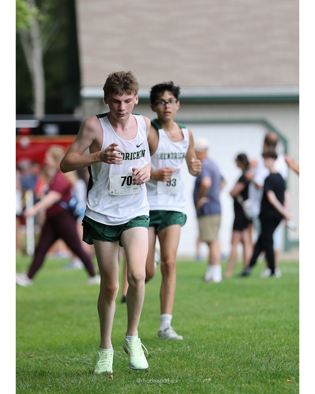 #70 Teddy Barrett, Bishop Hendricken High School, 4k Run - Boys (Dwyer), P111, 22:04.67; #93 Jionni Robles, Bishop Hendricken High School, 4k Run - Boys (Dwyer), P130, 27:26.72 - 2026 Injury Fund Carnival XC - Deerfield Park - Greenville, Rhode Island - September 05, 2026 File: ./dir-5-4k_Run-Boys-Dwyer/260905-2026-injury-fund-xc-deerfield-park-787-398A3532.jpg #70 Teddy Barrett, Bishop Hendricken High School, 4k Run - Boys (Dwyer), P111, 22:04.67; #93 Jionni Robles, Bishop Hendricken High School,…
