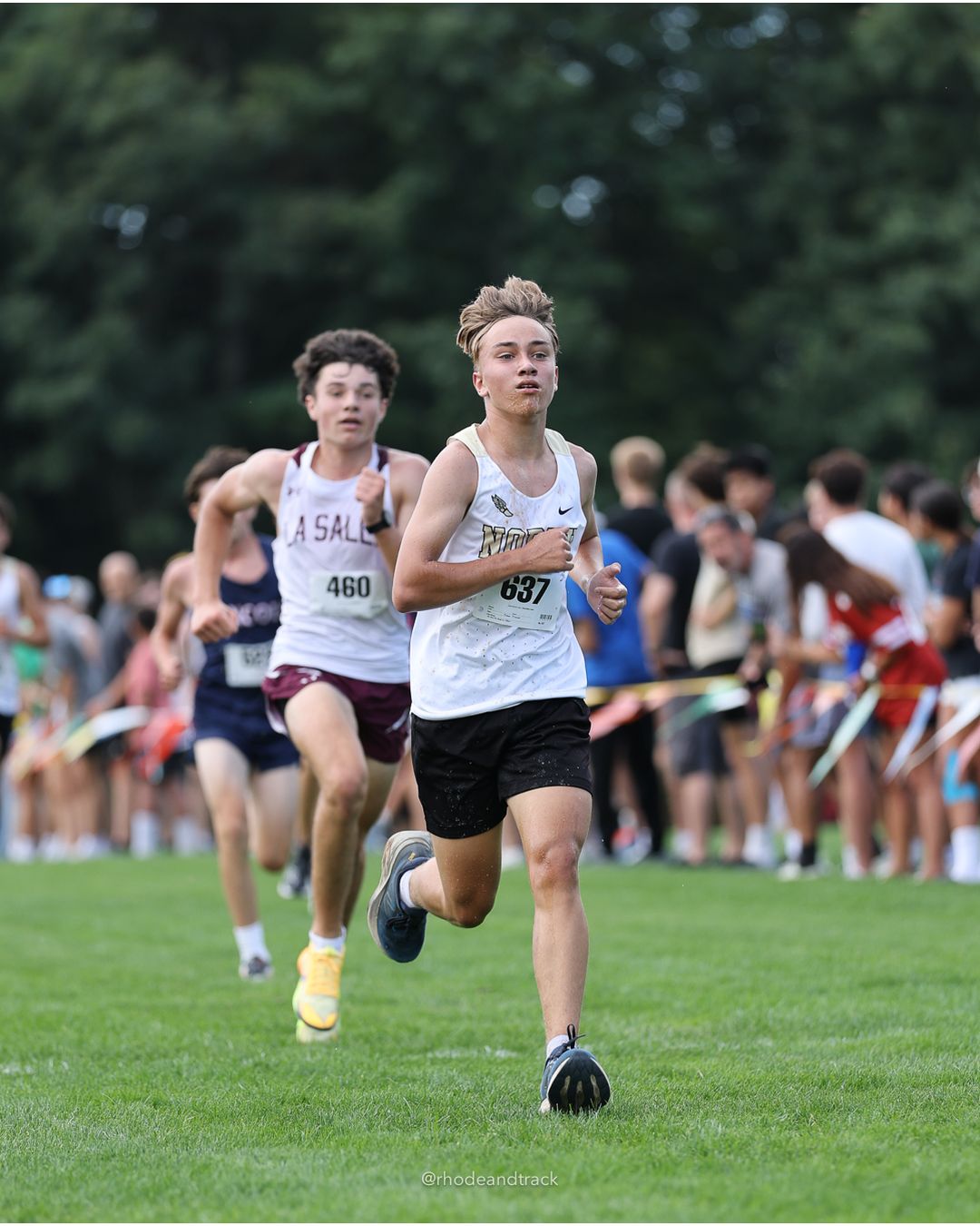 #637 Daniel Clark, North Kingstown High School, 4k Run - Boys (Dwyer), P15, 16:43.46; #460 Tyson Gingras, La Salle Academy, 4k Run - Boys (Dwyer), P14, 16:42.35 - #637 Daniel Clark, North Kingstown High School, 4k Run - Boys (Dwyer), P15, 16:43.46; #460 Tyson Gingras, La Salle Academy, 4k Run - Boys (Dwyer), P14, 16:42.35 - 2026 Injury Fund Carnival XC - Deerfield Park - Greenville, Rhode Island - September 05, 2026 File: ./dir-5-4k_Run-Boys-Dwyer/260905-2026-injury-fund-xc-deerfield-park-809-398A3916.jpg #637 Daniel Clark, North Kingstown High School, 4k Run - Boys (Dwyer), P15, 16:43.46; #460 Tyson Gingras, La Salle Academy, 4k Run - Boys (…
