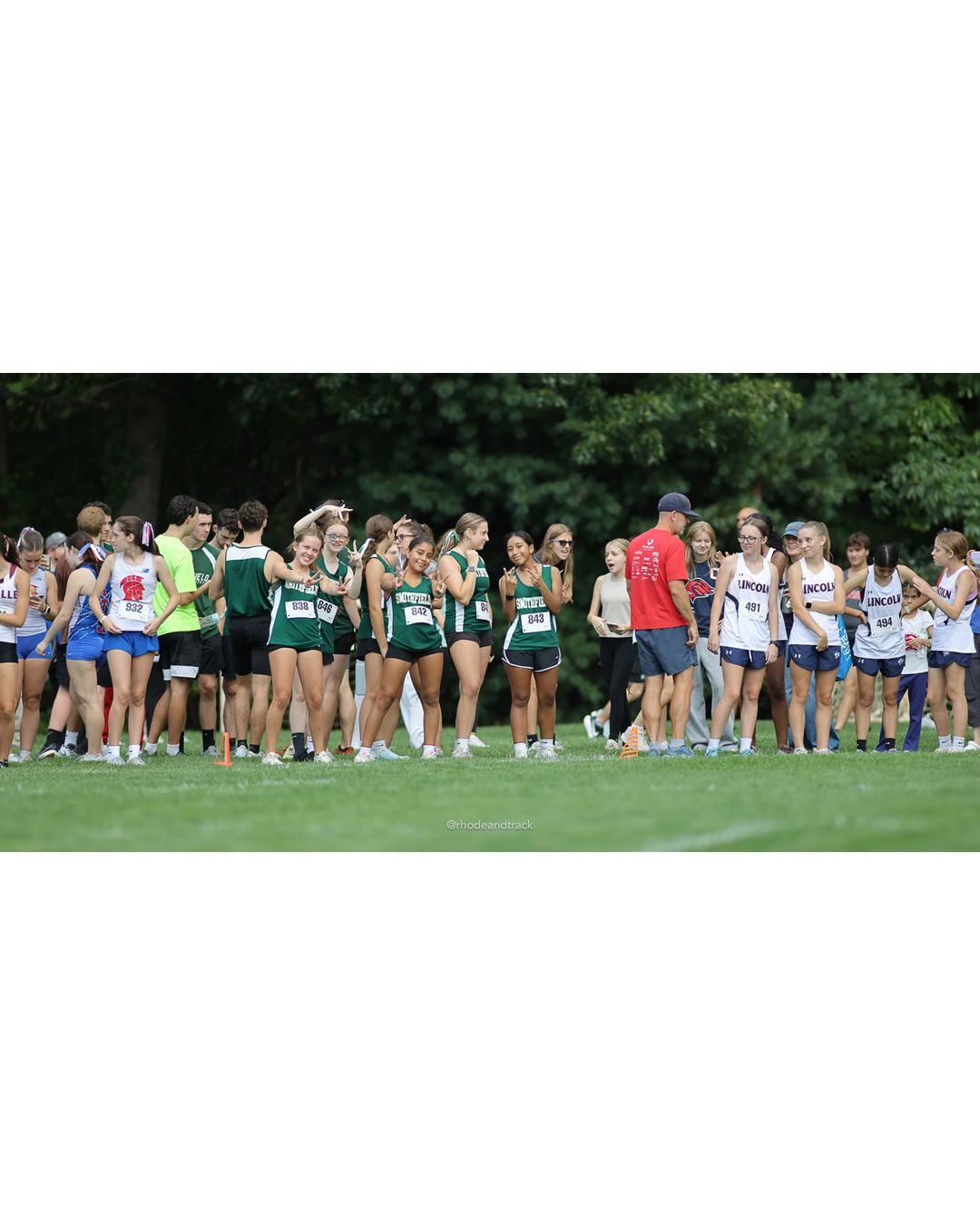 #843 Kayle Isabel, Smithfield High School, 4k Run - Girls (Leddy), P41, 21:05.92; #932 Mariam Gomez, La Salle Academy, 4k Run - Girls (Leddy), P27, 19:56.60; #494 Isabelle Garza, Lincoln High School, 4k Run - Girls (Leddy), P68, 26:33.69 - #843 Kayle Isabel, Smithfield High School, 4k Run - Girls (Leddy), P41, 21:05.92 - 2026 Injury Fund Carnival XC - Deerfield Park - Greenville, Rhode Island - September 05, 2026 File: ./dir-6-4k_Run-Girls-Leddy/260905-2026-injury-fund-xc-deerfield-park-972-8P0A0647.jpg #843 Kayle Isabel, Smithfield High School, 4k Run - Girls (Leddy), P41, 21:05.92; #932 Mariam Gomez, La Salle Academy, 4k Run - Girls (Ledd…