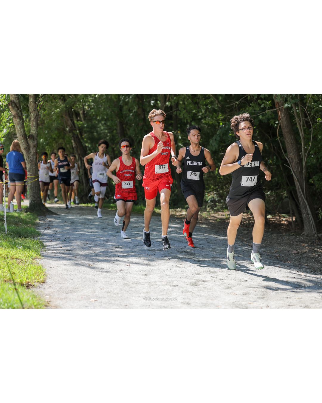 #747 Miles Zuniga, Pilgrim High School, 5k Run - Boys (Myers), P23, 18:53.13; #374 Cormac Moran, East Providence High School, 5k Run - Boys (Myers), P13, 18:19.69; #745 Matt Tessier, Pilgrim High School, 5k Run - Boys (Myers), P51, 20:29.11 - 2026 Injury Fund Carnival XC - Deerfield Park - Greenville, Rhode Island - September 05, 2026 File: ./dir-7-5k_Run-Boys-Myers/260905-2026-injury-fund-xc-deerfield-park-1072-398A7339.jpg #747 Miles Zuniga, Pilgrim High School, 5k Run - Boys (Myers), P23, 18:53.13; #374 Cormac Moran, East Providence High School, 5k Run - Boys…