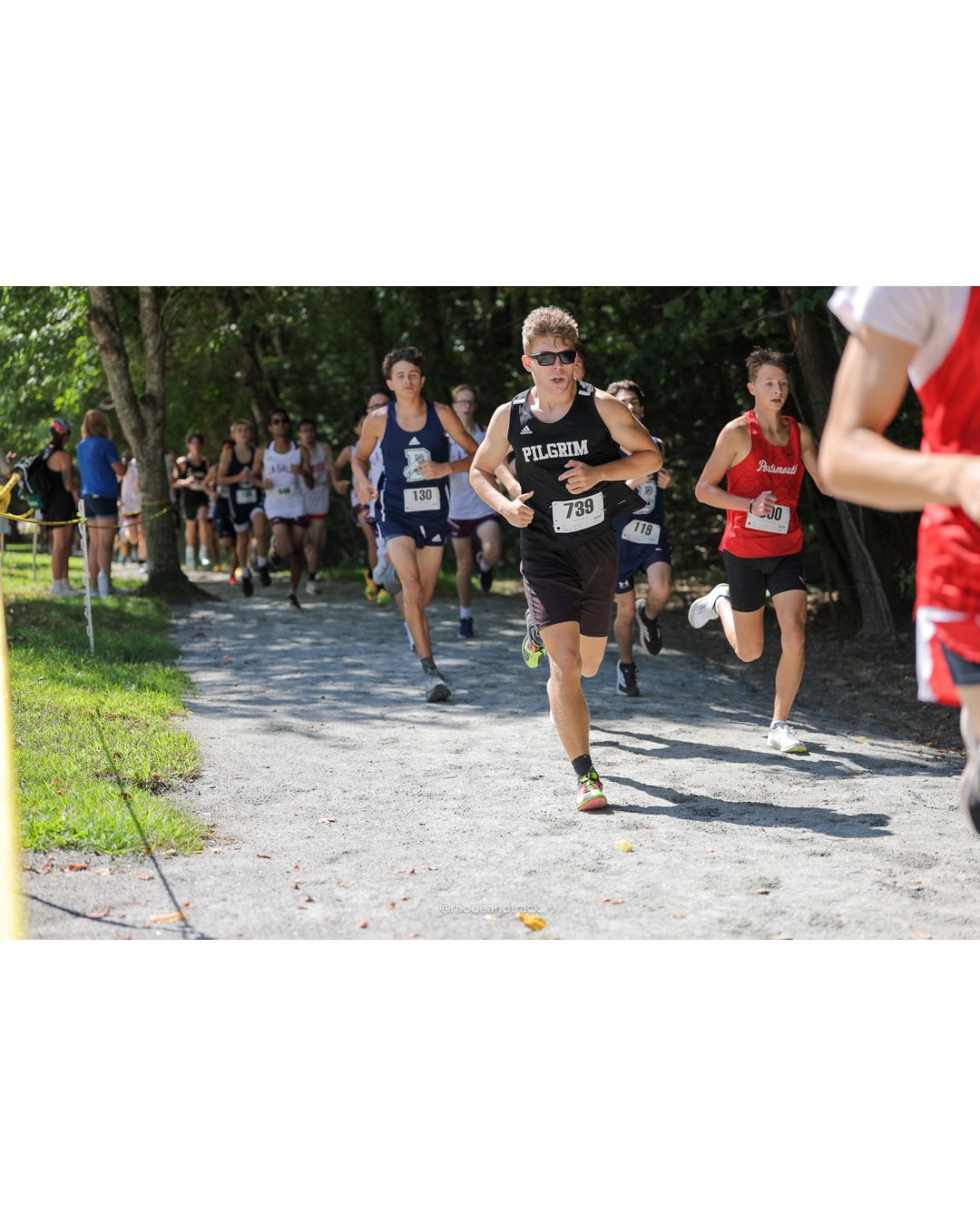 #130 Ethan LeMay, Burrillville High School, 5k Run - Boys (Myers), P53, 20:48.30 - #739 kyle gendice, Pilgrim High School, 5k Run - Boys (Myers), P45, 20:14.60 - 2026 Injury Fund Carnival XC - Deerfield Park - Greenville, Rhode Island - September 05, 2026 File: ./dir-7-5k_Run-Boys-Myers/260905-2026-injury-fund-xc-deerfield-park-1078-398A7426.jpg #130 Ethan LeMay, Burrillville High School, 5k Run - Boys (Myers), P53, 20:48.30 - #739 kyle gendice, Pilgrim High School, 5k Run - Boys (M…