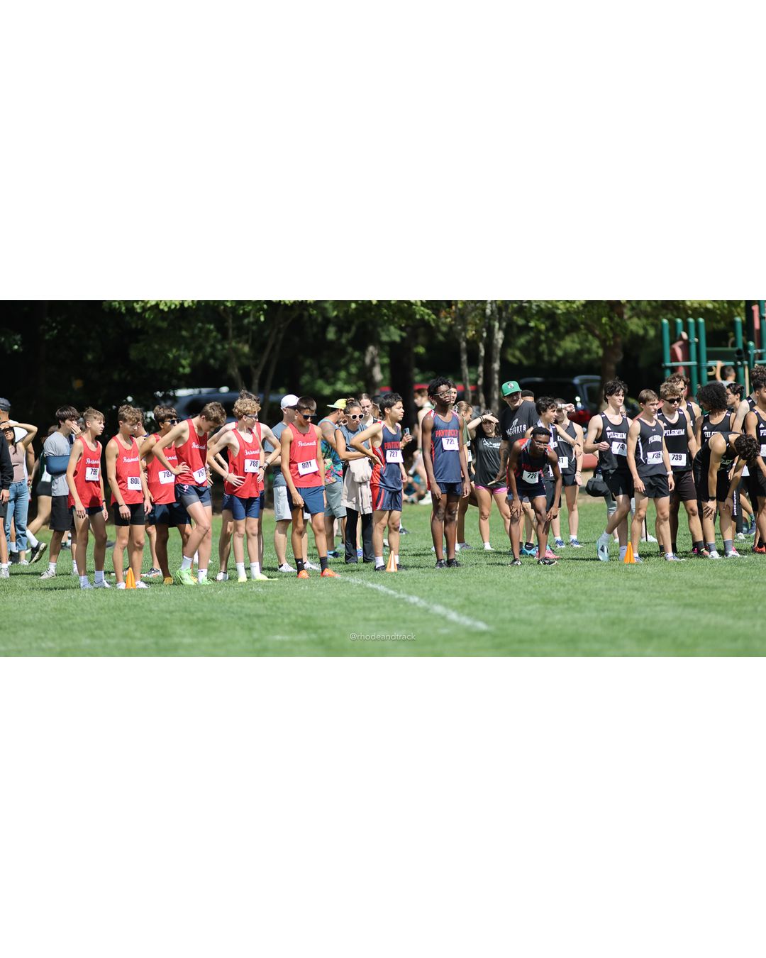 #801 Miles Macedo, Portsmouth High School, 5k Run - Boys (Myers), P17, 18:31.82; #739 kyle gendice, Pilgrim High School, 5k Run - Boys (Myers), P45, 20:14.60 - 2026 Injury Fund Carnival XC - Deerfield Park - Greenville, Rhode Island - September 05, 2026 File: ./dir-7-5k_Run-Boys-Myers/260905-2026-injury-fund-xc-deerfield-park-1096-8P0A0834.jpg #801 Miles Macedo, Portsmouth High School, 5k Run - Boys (Myers), P17, 18:31.82; #739 kyle gendice, Pilgrim High School, 5k Run - Boys (Mye…