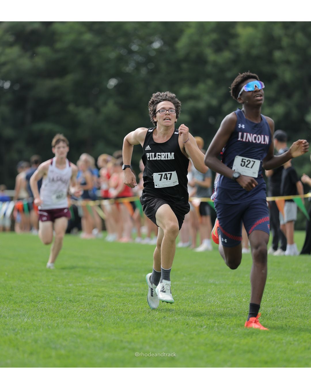 #527 Enoch Payne, Lincoln High School, 5k Run - Boys (Myers), P24, 18:53.51; #747 Miles Zuniga, Pilgrim High School, 5k Run - Boys (Myers), P23, 18:53.13 - #747 Miles Zuniga, Pilgrim High School, 5k Run - Boys (Myers), P23, 18:53.13 - 2026 Injury Fund Carnival XC - Deerfield Park - Greenville, Rhode Island - September 05, 2026 File: ./dir-7-5k_Run-Boys-Myers/260905-2026-injury-fund-xc-deerfield-park-1197-398A9464.jpg #527 Enoch Payne, Lincoln High School, 5k Run - Boys (Myers), P24, 18:53.51; #747 Miles Zuniga, Pilgrim High School, 5k Run - Boys (Myers),…