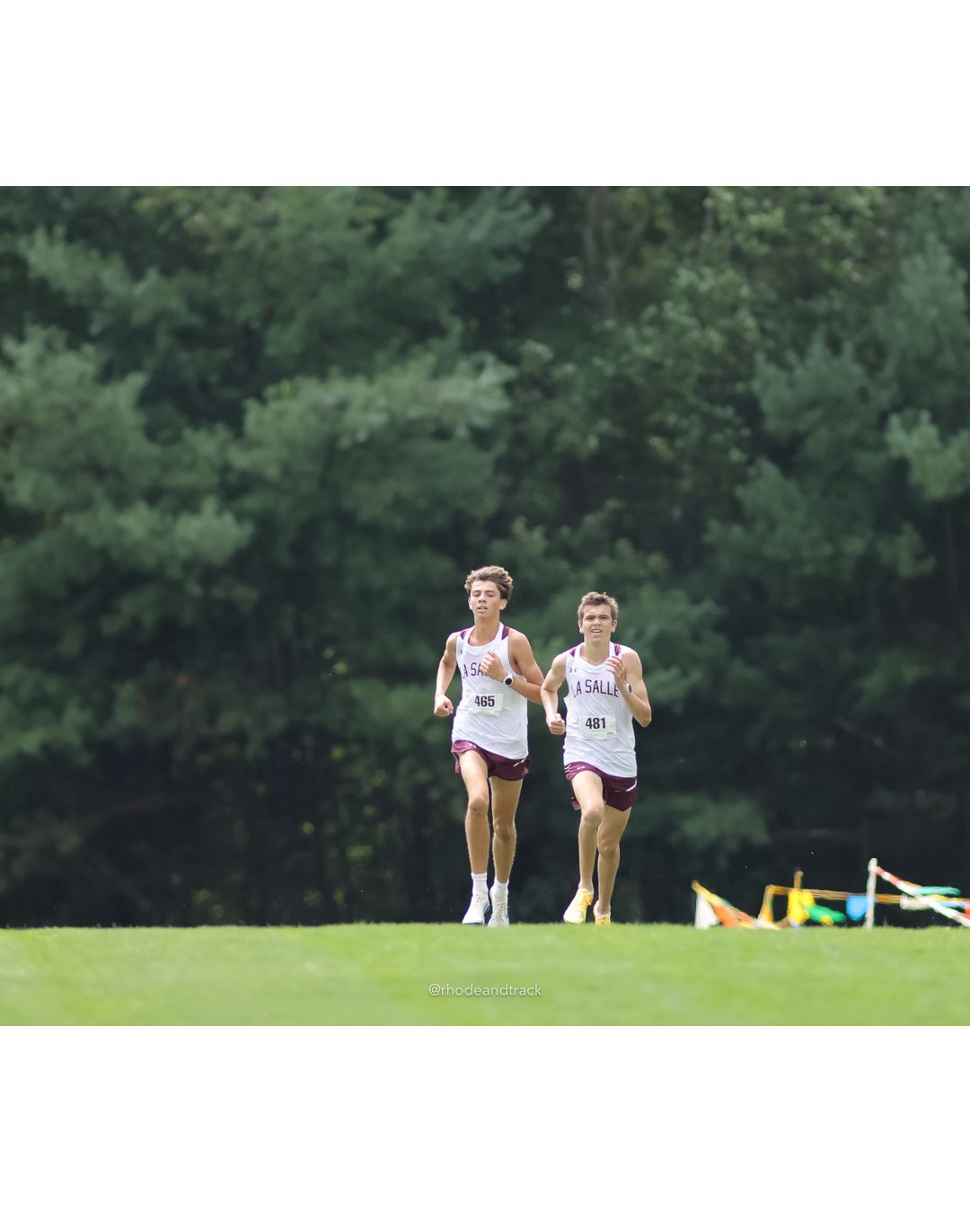 #481 Will Souza, La Salle Academy, 5k Run - Boys (Myers), P2, 16:10.68; #465 Matthew Lewis, La Salle Academy, 5k Run - Boys (Myers), P1, 16:10.45 - #465 Matthew Lewis, La Salle Academy, 5k Run - Boys (Myers), P1, 16:10.45; #481 Will Souza, La Salle Academy, 5k Run - Boys (Myers), P2, 16:10.68 - 2026 Injury Fund Carnival XC - Deerfield Park - Greenville, Rhode Island - September 05, 2026 File: ./dir-7-5k_Run-Boys-Myers/260905-2026-injury-fund-xc-deerfield-park-1248-8P0A0988.jpg #481 Will Souza, La Salle Academy, 5k Run - Boys (Myers), P2, 16:10.68; #465 Matthew Lewis, La Salle Academy, 5k Run - Boys (Myers), P1, 16…