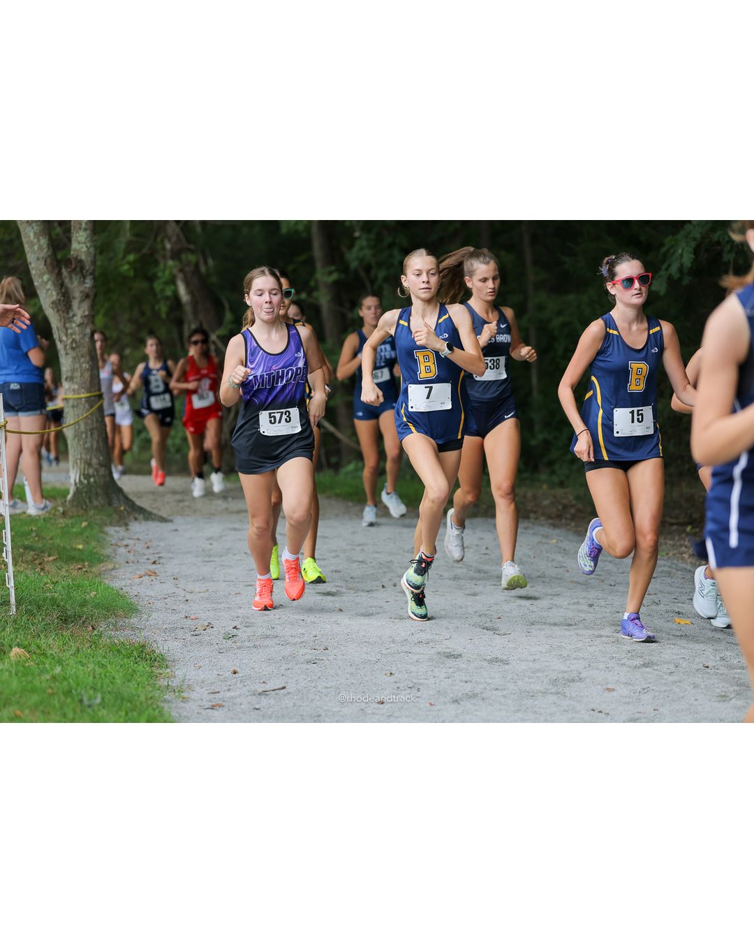 #573 Evelyn Towers, Mount Hope High School, 5k Run - Girls (Caswell), P21, 23:19.09; #15 Estelle Mentzer, Barrington High School, 5k Run - Girls (Caswell), P11, 21:58.30 - #573 Evelyn Towers, Mount Hope High School, 5k Run - Girls (Caswell), P21, 23:19.09; #15 Estelle Mentzer, Barrington High School, 5k Run - Girls (Caswell), P11, 21:58.30 - 2026 Injury Fund Carnival XC - Deerfield Park - Greenville, Rhode Island - September 05, 2026 File: ./dir-8-5k_Run-Girls-Caswell/260905-2026-injury-fund-xc-deerfield-park-1287-398A0985.jpg #573 Evelyn Towers, Mount Hope High School, 5k Run - Girls (Caswell), P21, 23:19.09; #15 Estelle Mentzer, Barrington High School, 5k Run -…
