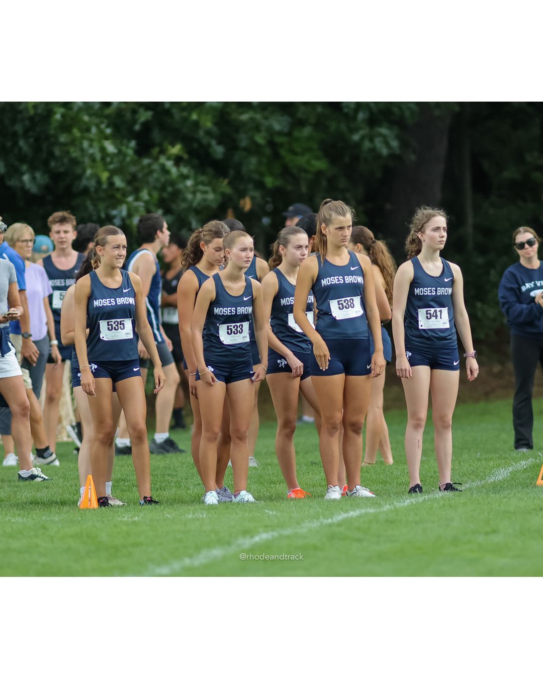 #538 Edie Lane, Moses Brown School, 5k Run - Girls (Caswell), P10, 21:51.02; #541 Penelope Shapiro, Moses Brown School, 5k Run - Girls (Caswell), P19, 23:07.80; #533 Lola Baill, Moses Brown School, 5k Run - Girls (Caswell), P16, 22:58.66 - #535 Sadie Dougherty, Moses Brown School, 5k Run - Girls (Caswell), P23, 23:26.96; #533 Lola Baill, Moses Brown School, 5k Run - Girls (Caswell), P16, 22:58.66 - 2026 Injury Fund Carnival XC - Deerfield Park - Greenville, Rhode Island - September 05, 2026 File: ./dir-8-5k_Run-Girls-Caswell/260905-2026-injury-fund-xc-deerfield-park-1312-8P0A1036.jpg #538 Edie Lane, Moses Brown School, 5k Run - Girls (Caswell), P10, 21:51.02; #541 Penelope Shapiro, Moses Brown School, 5k Run - Girls (Cas…