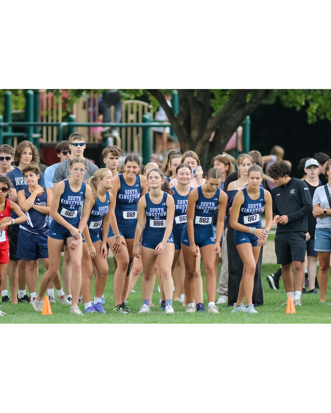 #861 Declan Wood, Smithfield High School; #867 Mary Guidera, South Kingstown High School, 5k Run - Girls (Caswell), P24, 23:42.57; #866 Grace Graf, South Kingstown High School, 5k Run - Girls (Caswell), P29, 24:51.61 - #862 Bria Bender, South Kingstown High School, 5k Run - Girls (Caswell), P7, 20:43.80; #866 Grace Graf, South Kingstown High School, 5k Run - Girls (Caswell), P29, 24:51.61; #863 Alexis Boisclair, South Kingstown High School, 5k Run - Girls (Caswell), P17, 23:05.15 - 2026 Injury Fund Carnival XC - Deerfield Park - Greenville, Rhode Island - September 05, 2026 File: ./dir-8-5k_Run-Girls-Caswell/260905-2026-injury-fund-xc-deerfield-park-1317-8P0A1060.jpg #861 Declan Wood, Smithfield High School; #867 Mary Guidera, South Kingstown High School, 5k Run - Girls (Caswell), P24, 23:42.57; #866 Gra…