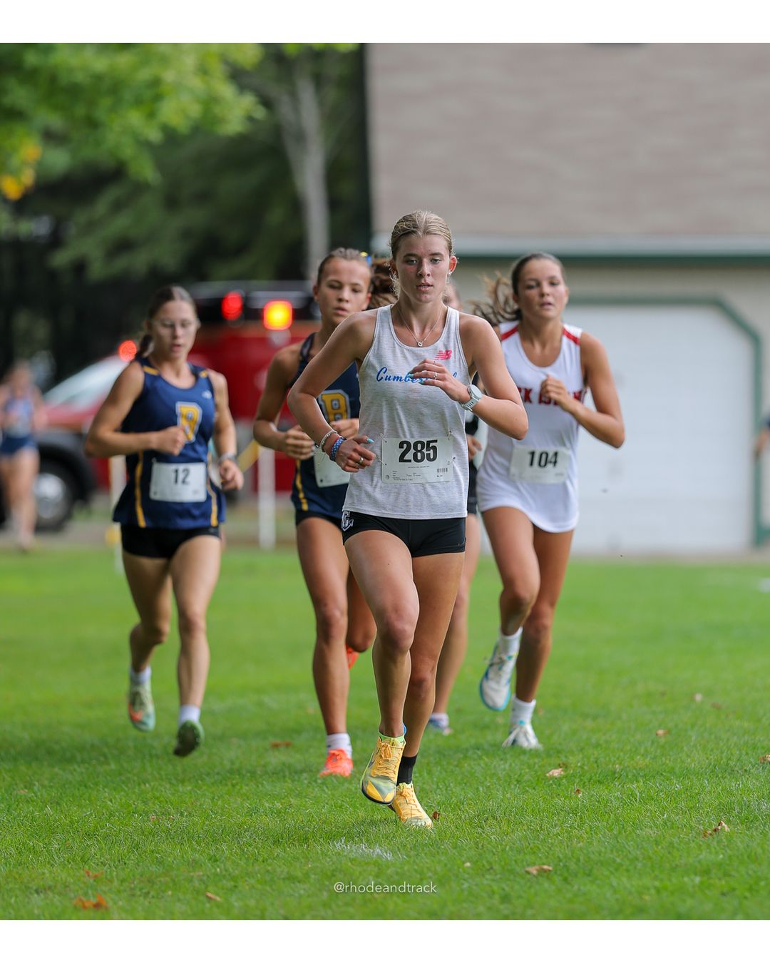 #285 Gabriella Stoothoff, Cumberland, 5k Run - Girls (Caswell), P4, 19:19.08; #12 Evelyn Lefort, Barrington High School, 5k Run - Girls (Caswell), P2, 19:04.85 - #285 Gabriella Stoothoff, Cumberland, 5k Run - Girls (Caswell), P4, 19:19.08; #12 Evelyn Lefort, Barrington High School, 5k Run - Girls (Caswell), P2, 19:04.85 - 2026 Injury Fund Carnival XC - Deerfield Park - Greenville, Rhode Island - September 05, 2026 File: ./dir-8-5k_Run-Girls-Caswell/260905-2026-injury-fund-xc-deerfield-park-1331-398A1259.jpg #285 Gabriella Stoothoff, Cumberland, 5k Run - Girls (Caswell), P4, 19:19.08; #12 Evelyn Lefort, Barrington High School, 5k Run - Girls (Ca…