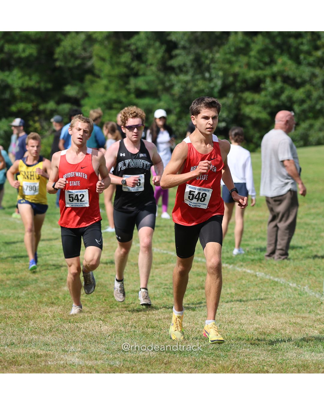 #548 Nolan Zolkos, Bridgewater St., 8k Run - Men (Gold-35:cap), P181, 28:45.01; #542 Jacob Anuszczyk, Bridgewater St., 8k Run - Men (Gold-35:cap), P155, 28:02.69 - 2026 UMass Dartmouth XC Invitational - UMass Dartmouth - Dartmouth, Massachusetts - September 19, 2026 File: ./260919-2026-UMass-Dartmouth-XC-Invitational-113-398A5647.jpg #548 Nolan Zolkos, Bridgewater St., 8k Run - Men (Gold-35:cap), P181, 28:45.01; #542 Jacob Anuszczyk, Bridgewater St., 8k Run - Men (Gold-3…