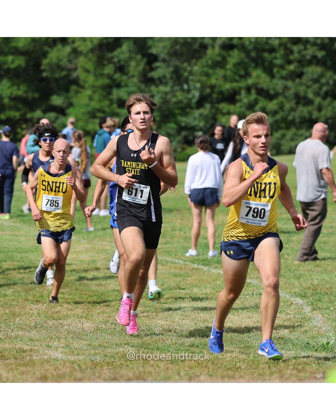 #790 Alex Labrecque, SNHU, 8k Run - Men (Gold-35:cap), P0,; #611 Jeremy Gale, Framingham St., 8k Run - Men (Gold-35:cap), P221, 31:24.55; #785 Jackson Bock, SNHU, 8k Run - Men (Gold-35:cap), P198, 29:27.84 - 2026 UMass Dartmouth XC Invitational - UMass Dartmouth - Dartmouth, Massachusetts - September 19, 2026 File: ./260919-2026-UMass-Dartmouth-XC-Invitational-115-398A5688.jpg #790 Alex Labrecque, SNHU, 8k Run - Men (Gold-35:cap), P0,; #611 Jeremy Gale, Framingham St., 8k Run - Men (Gold-35:cap), P221, 31:24.55; #…