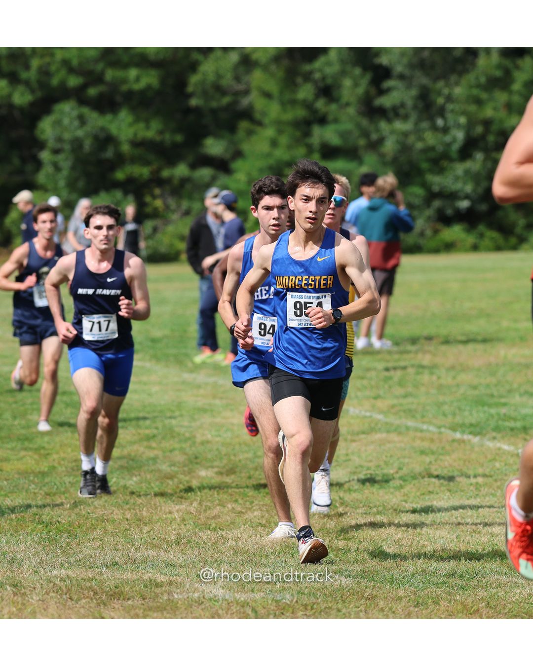 #94 Riley Adams, Emmanuel (Mass.), 6k Run - Women (Gold-35:cap), P239, 33:36.47; #717 Matthew Forte, New Haven, 8k Run - Men (Gold-35:cap), P216, 30:47.50 - 2026 UMass Dartmouth XC Invitational - UMass Dartmouth - Dartmouth, Massachusetts - September 19, 2026 File: ./260919-2026-UMass-Dartmouth-XC-Invitational-120-398A5774.jpg #94 Riley Adams, Emmanuel (Mass.), 6k Run - Women (Gold-35:cap), P239, 33:36.47; #717 Matthew Forte, New Haven, 8k Run - Men (Gold-35:cap),…