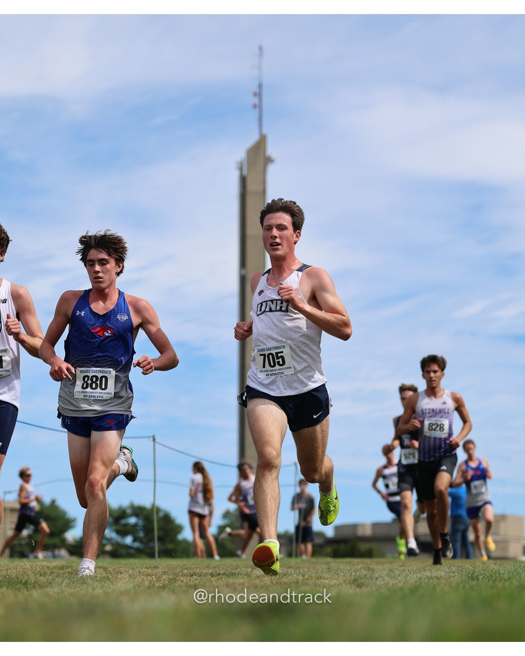 #880 Christopher Guerin, UMass Lowell, 8k Run - Men (Gold-35:cap), P8, 24:46.90; #705 Gavin Malark, New Hampshire, 8k Run - Men (Gold-35:cap), P9, 24:57.49; #828 Ryan Pereira, Stonehill, 8k Run - Men (Gold-35:cap), P7, 24:46.85 - 2026 UMass Dartmouth XC Invitational - UMass Dartmouth - Dartmouth, Massachusetts - September 19, 2026 File: ./260919-2026-UMass-Dartmouth-XC-Invitational-131-398A6023.jpg #880 Christopher Guerin, UMass Lowell, 8k Run - Men (Gold-35:cap), P8, 24:46.90; #705 Gavin Malark, New Hampshire, 8k Run - Men (Gold-35:ca…